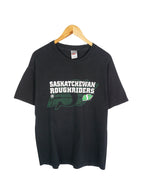 Camiseta Saskatchewan Roughriders CFL Vintage 00s negra — Talla L