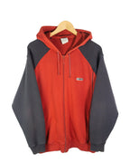 Sudadera con cremallera Adidas vintage 00s roja L