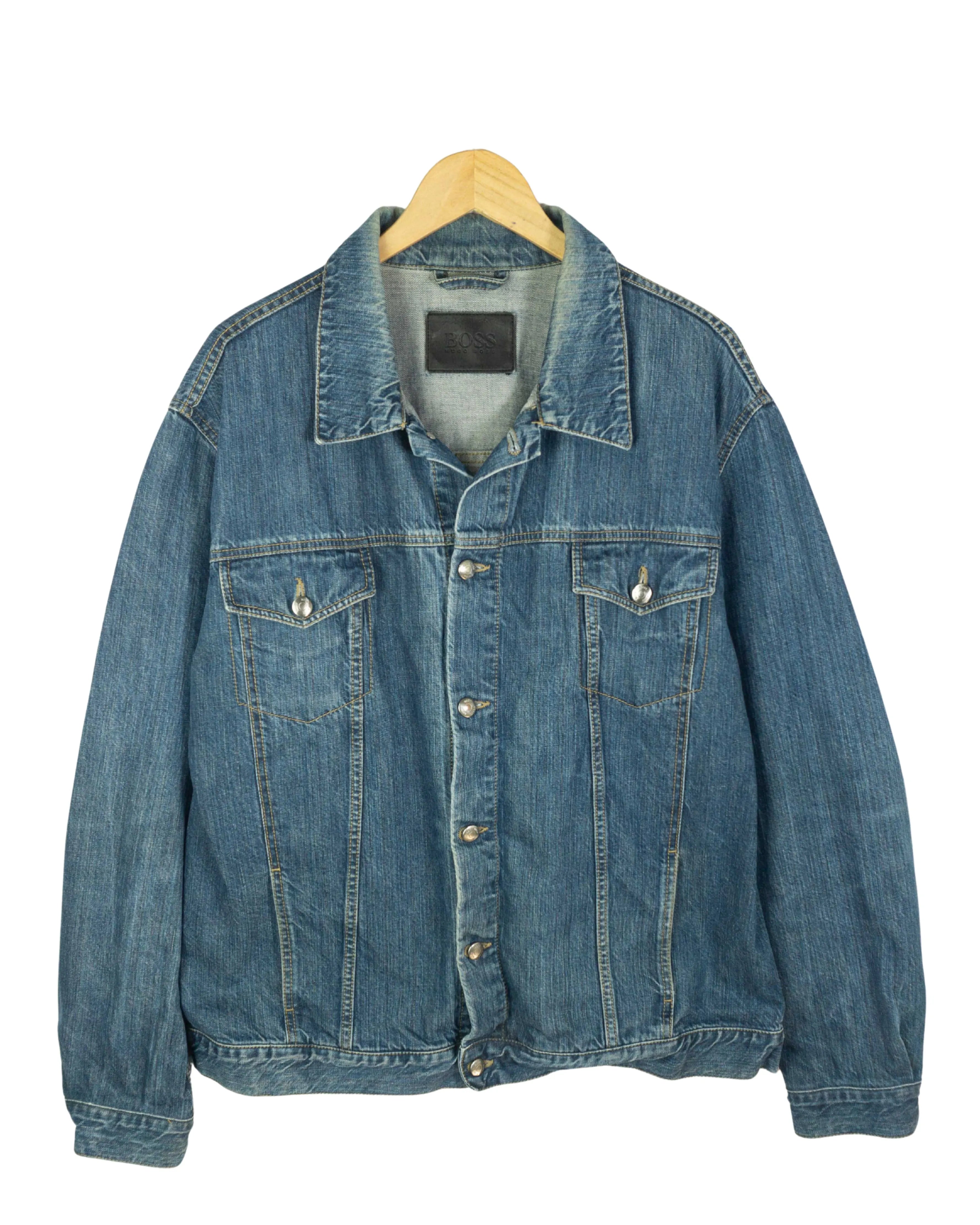 Chaqueta vaquera Hugo Boss azul oscuro L