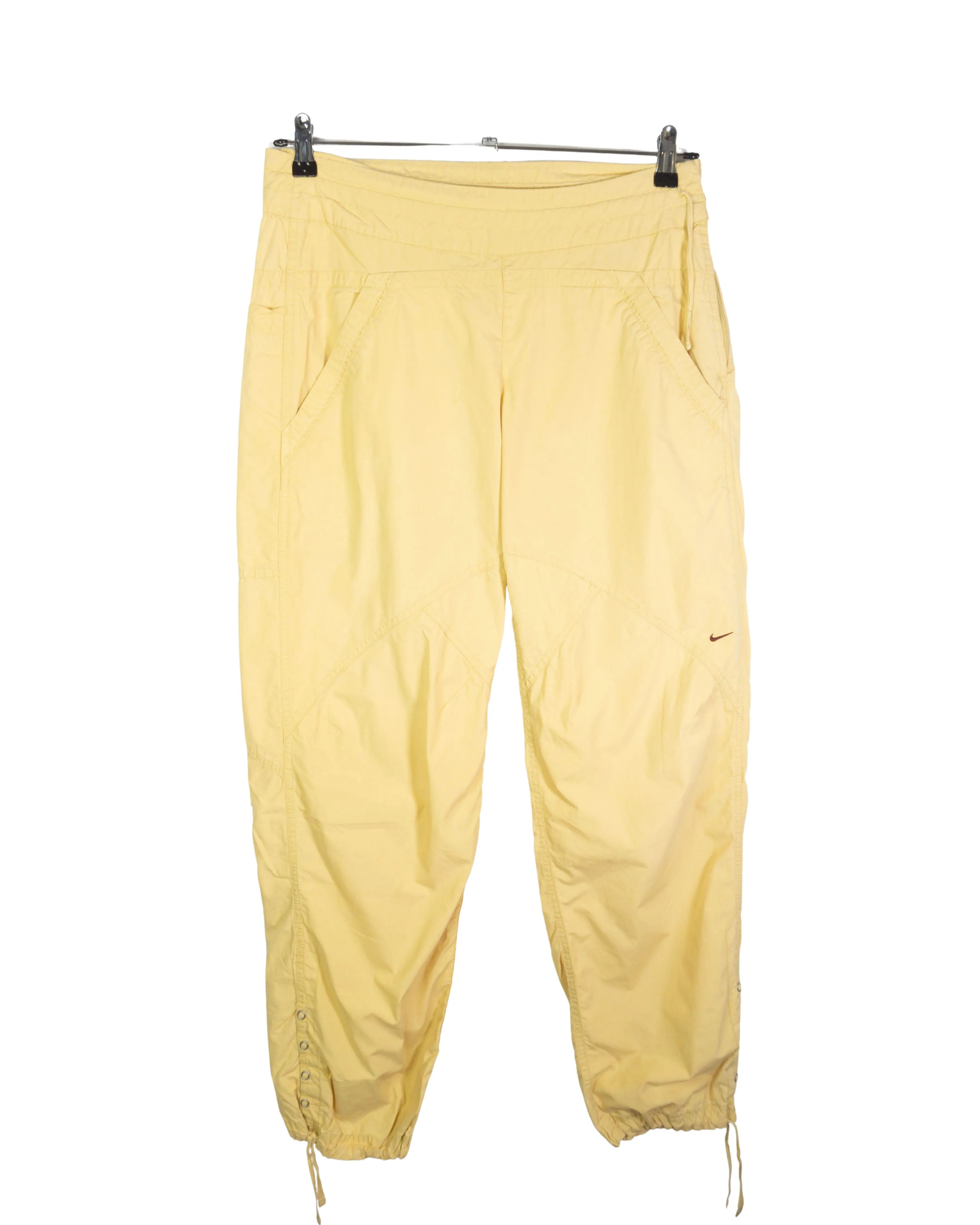Pantalón Deportivo Nike Amarillo Vintage 00s Mujer — Talla L