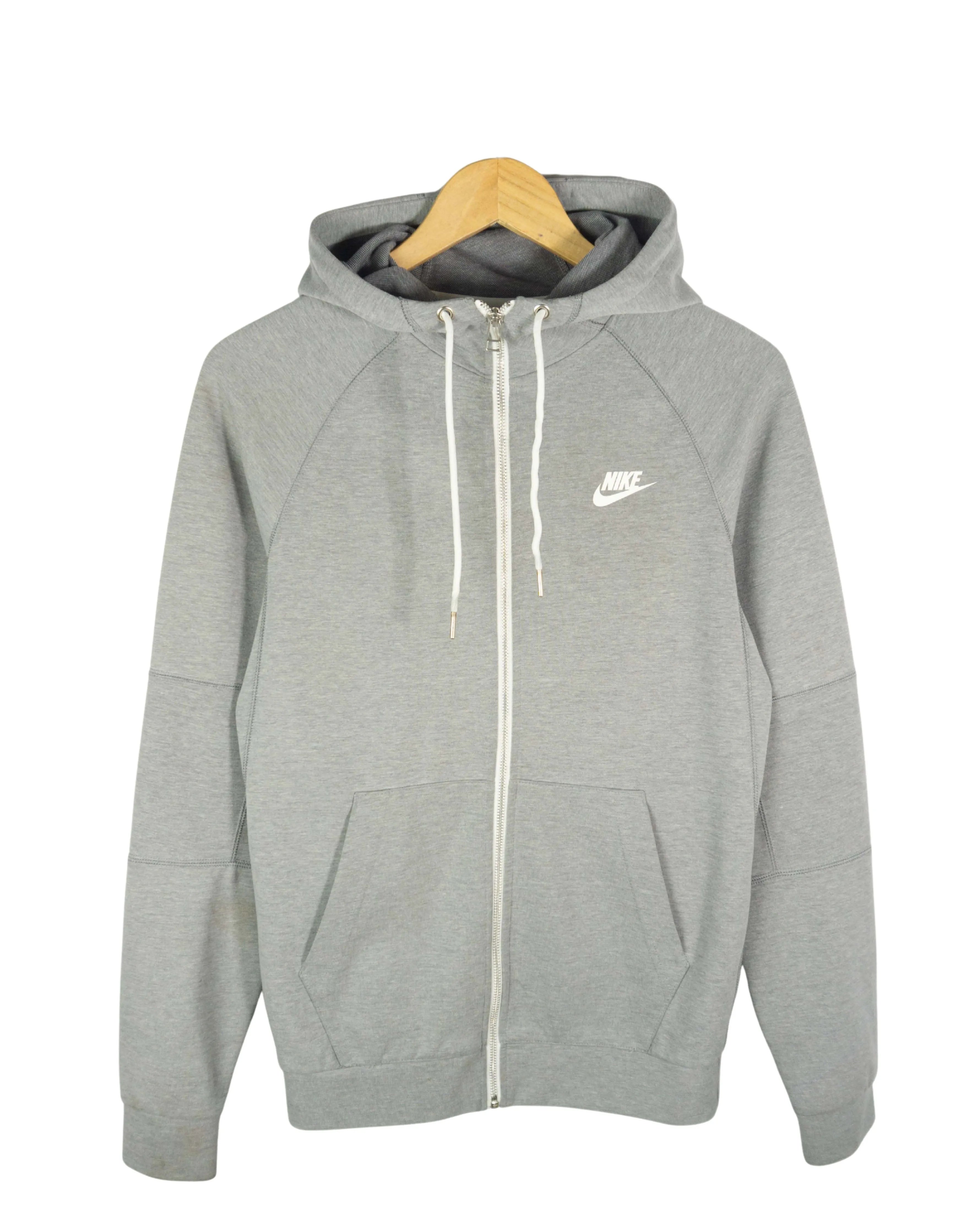 Sudadera con cremallera Nike gris XS