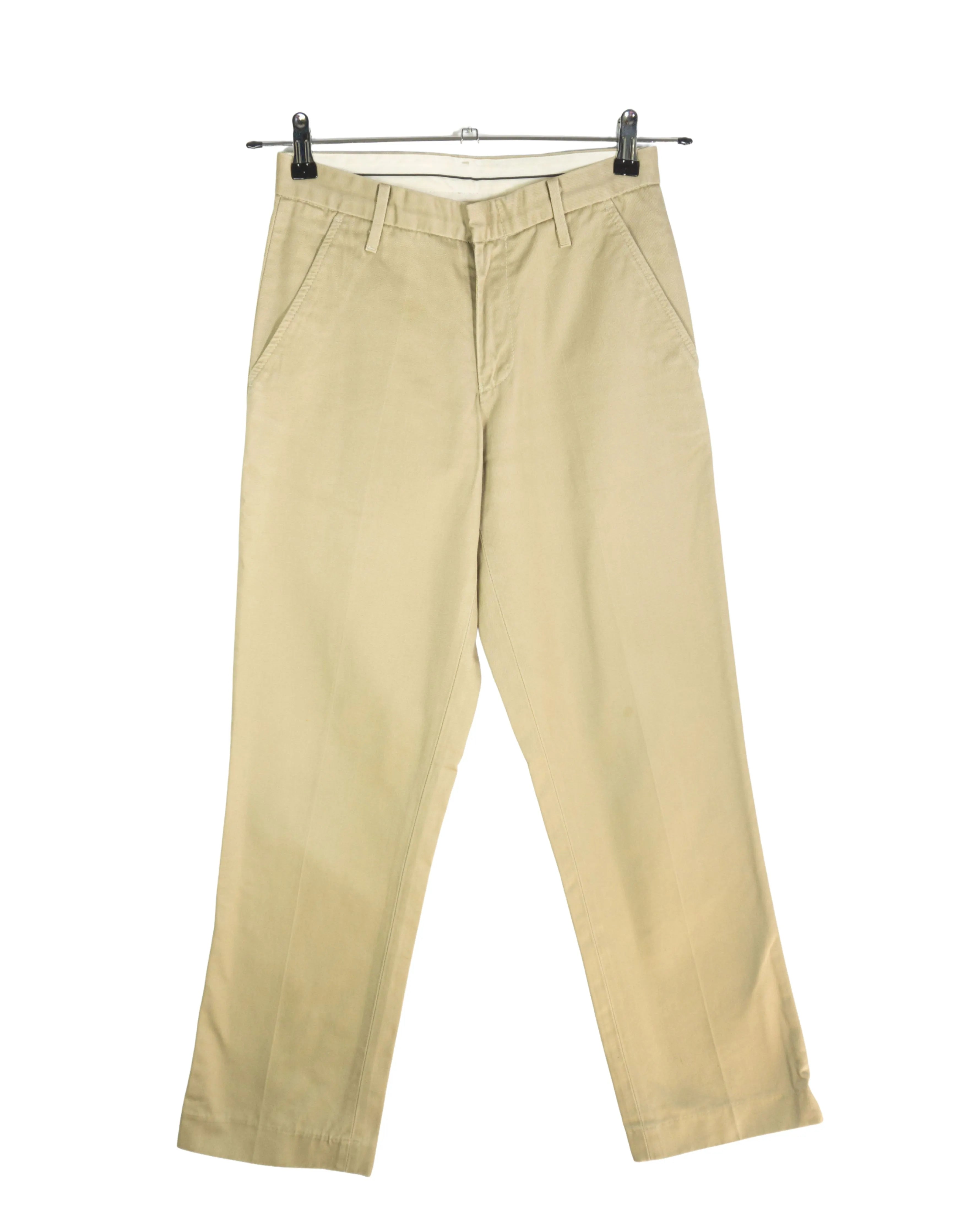 Pantalón Chino Levi's Beige Vintage 90s — Talla W27