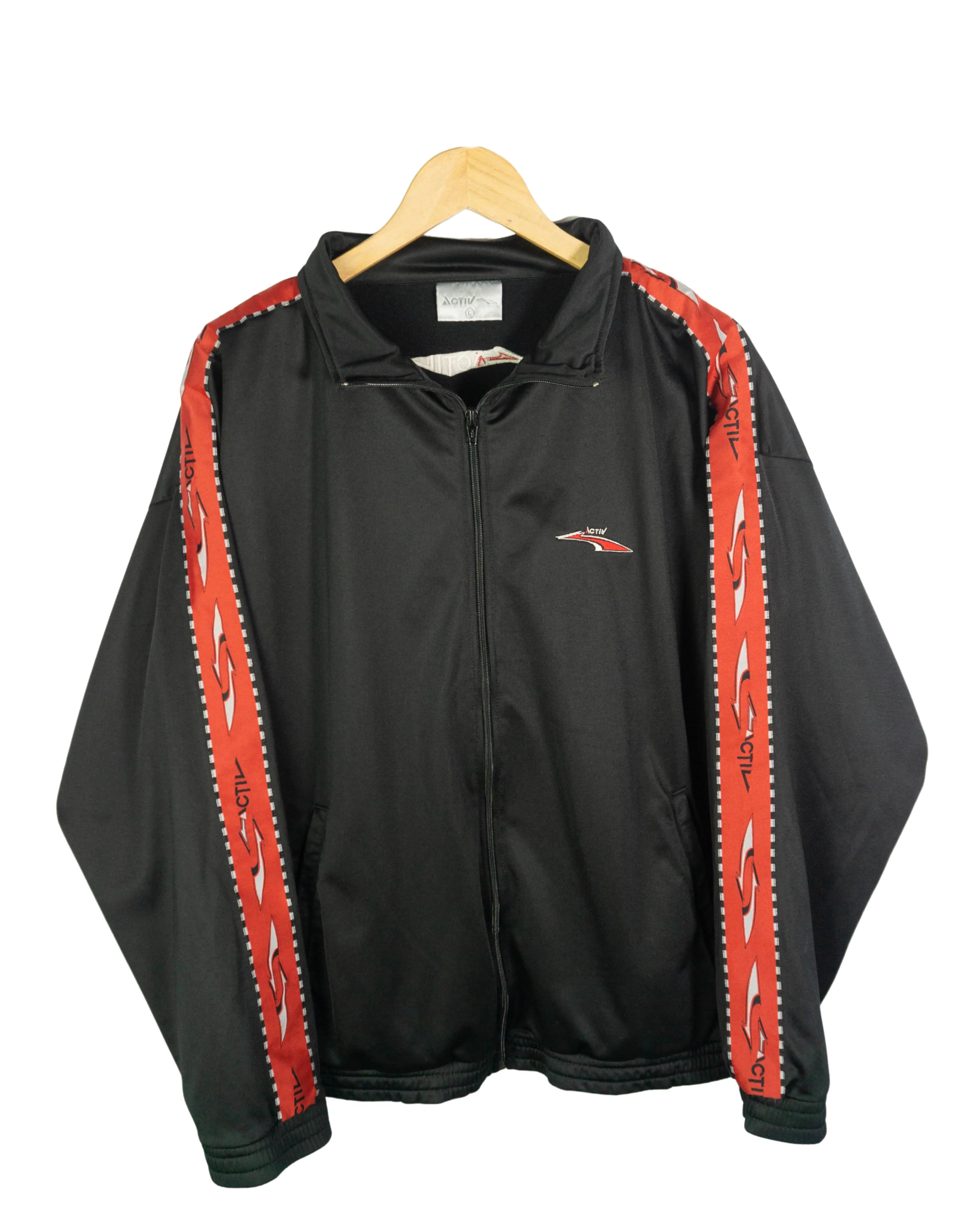 Chaqueta deportiva Activ negro/rojo L