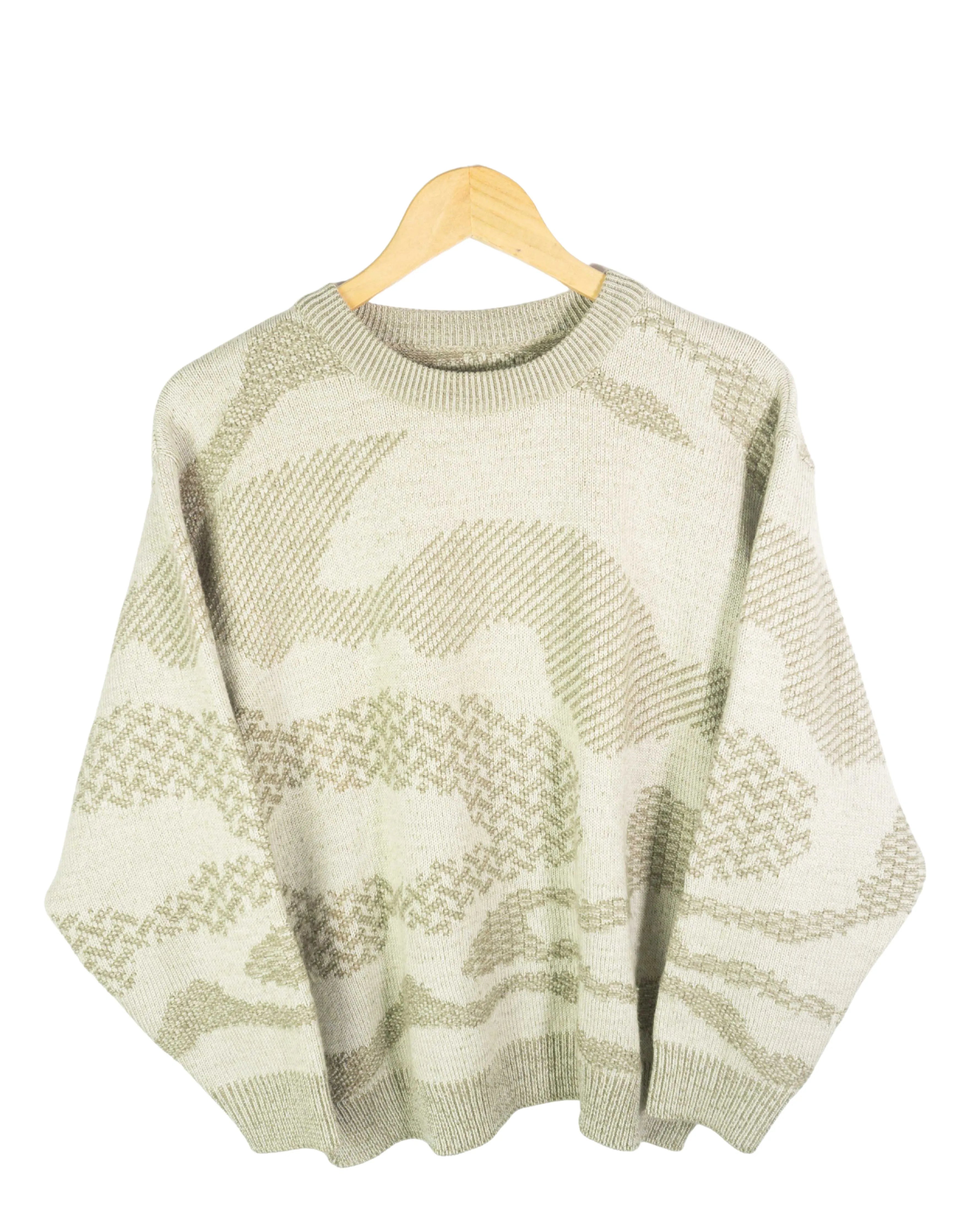 Jersey vintage 90s beige S