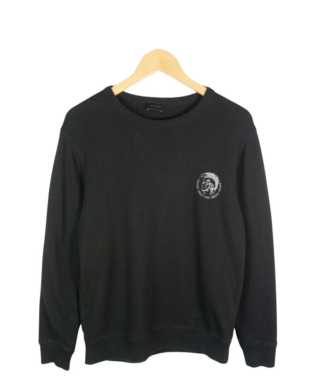 Sudadera negra Diesel negra M