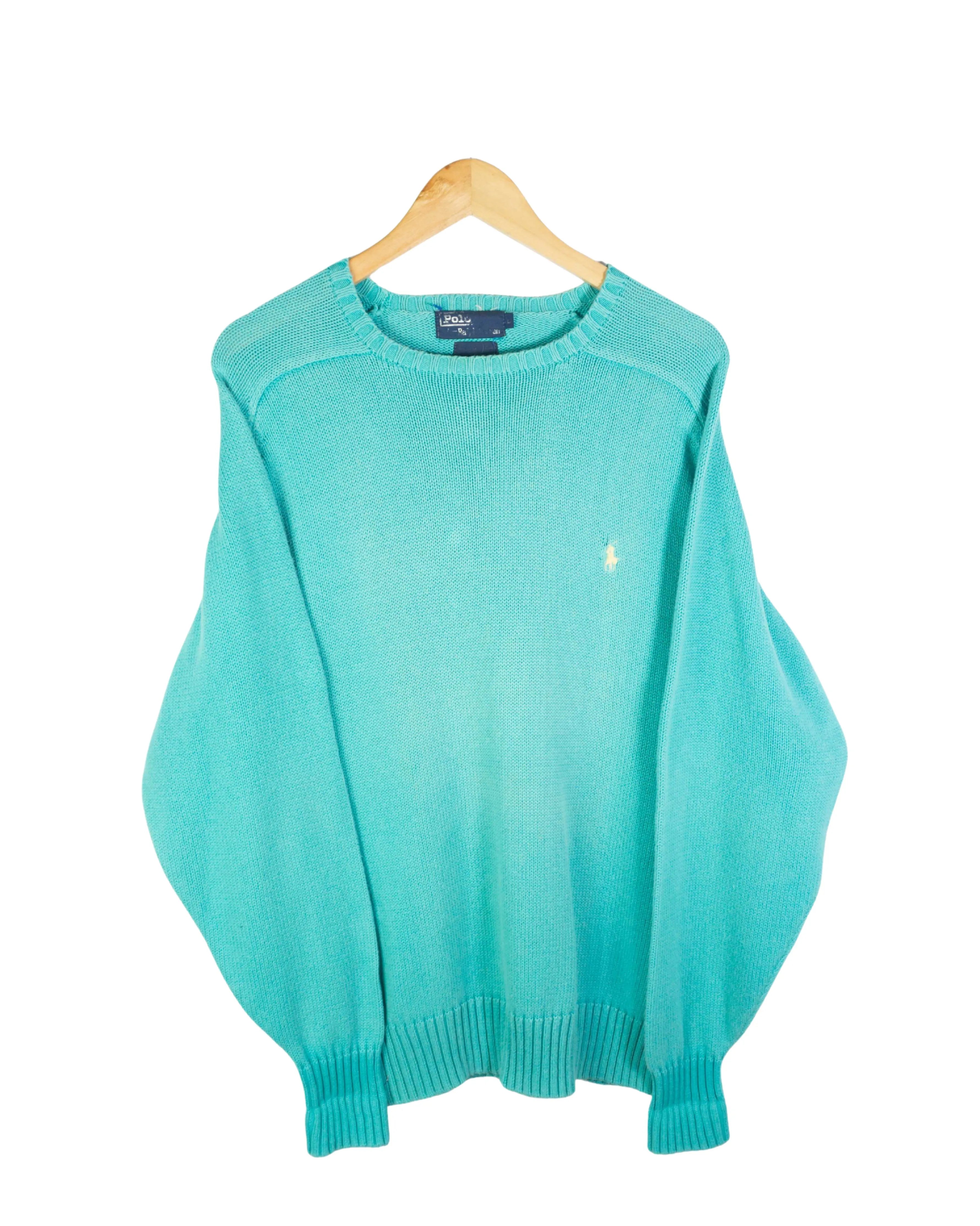 Jersey Ralph Lauren vintage turquesa L