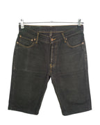 Short Levi's Denim Negro Vintage 90s Costura Naranja — S