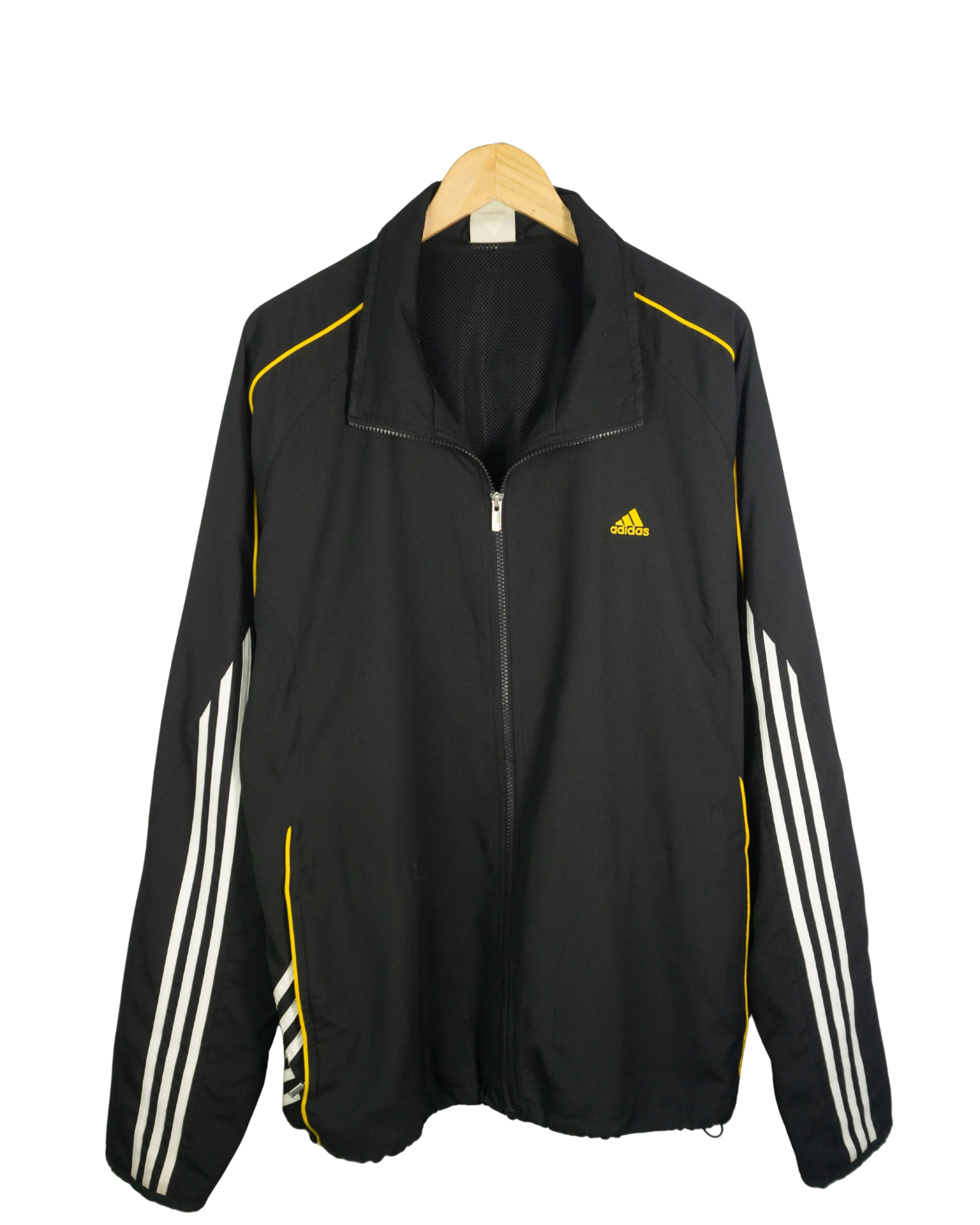 Chaqueta deportiva Adidas vintage 00s negro/naranja 2XL