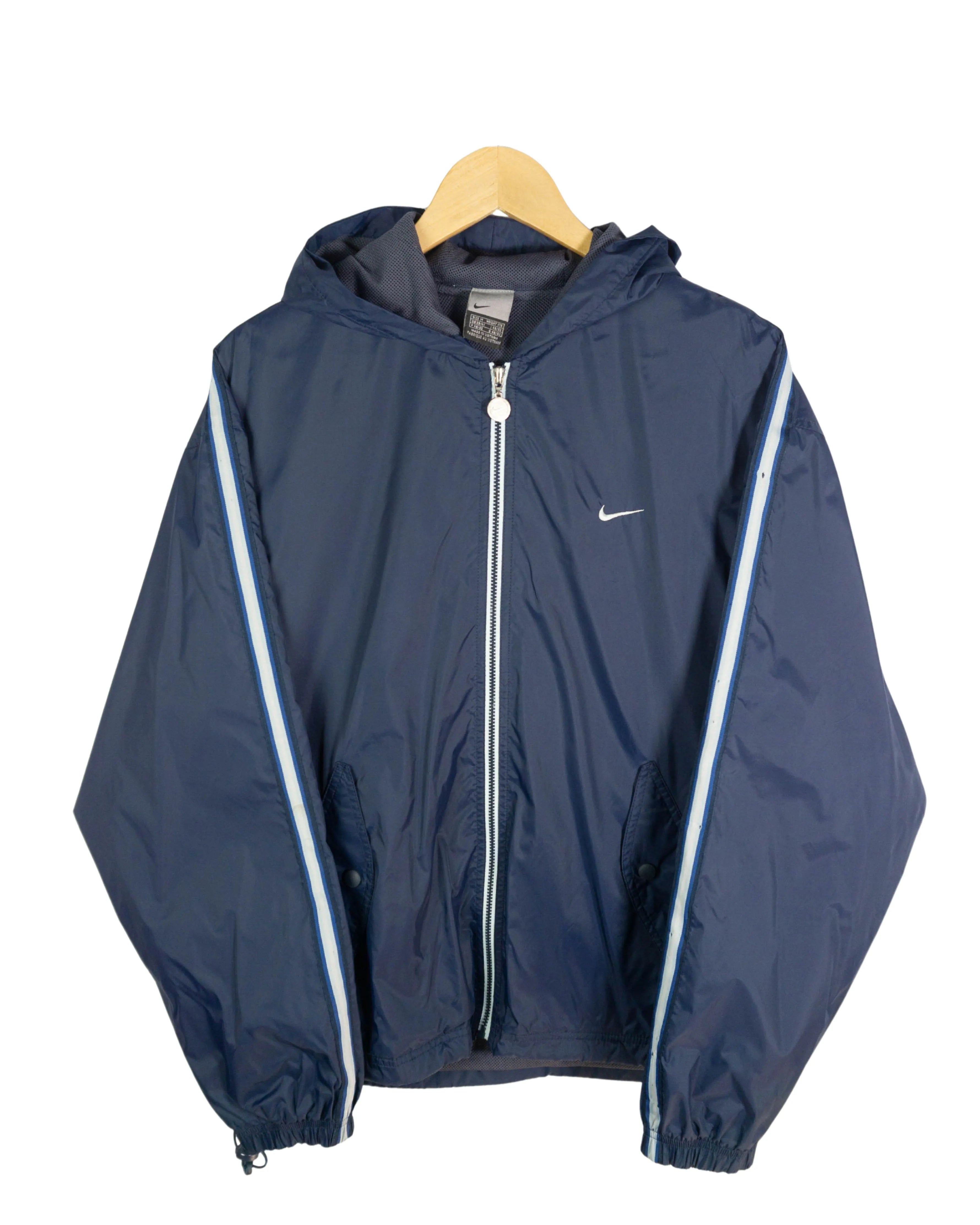 Chaqueta cortavientos Nike vintage 00s azul marino L