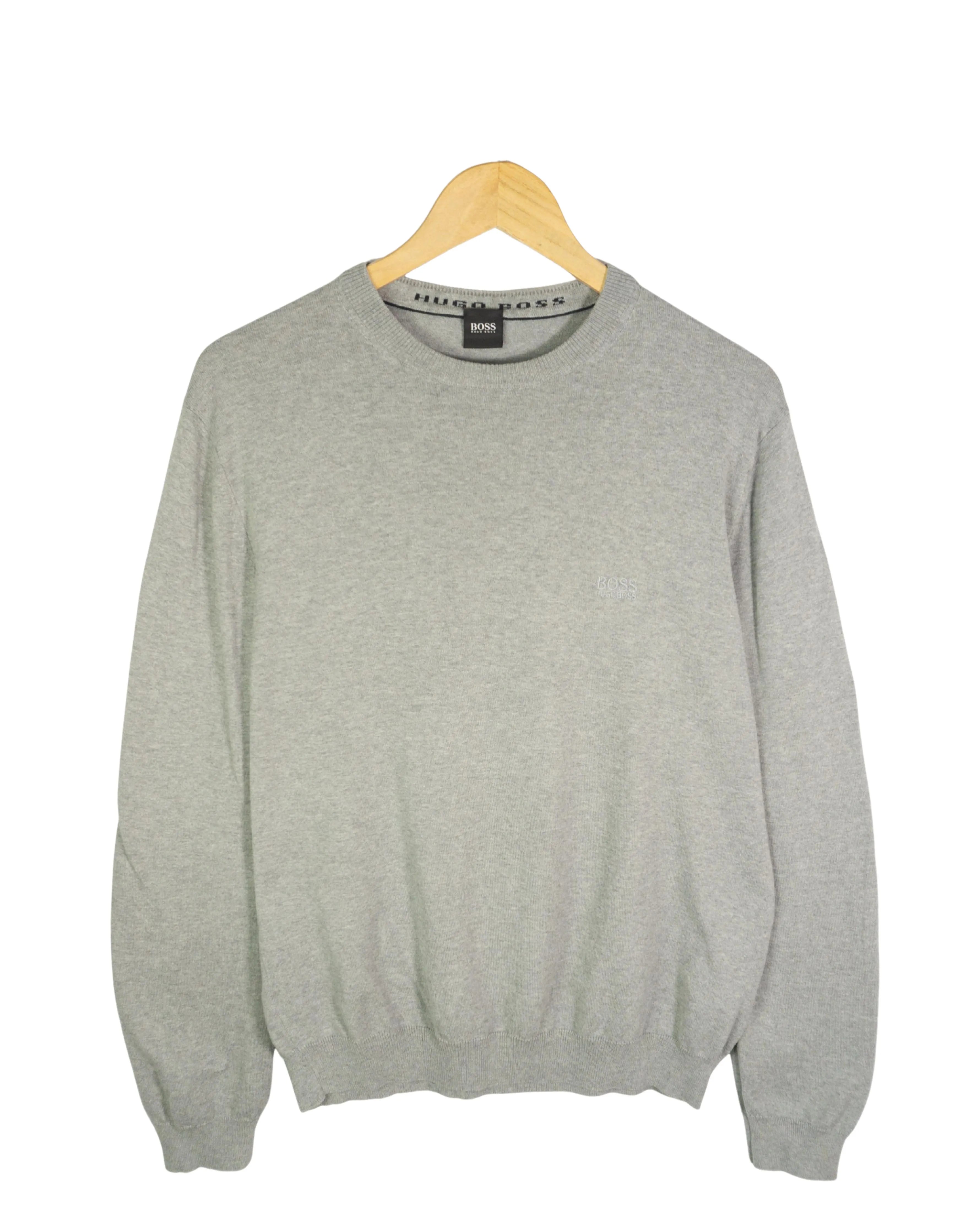 Jersey algodón Hugo Boss gris M