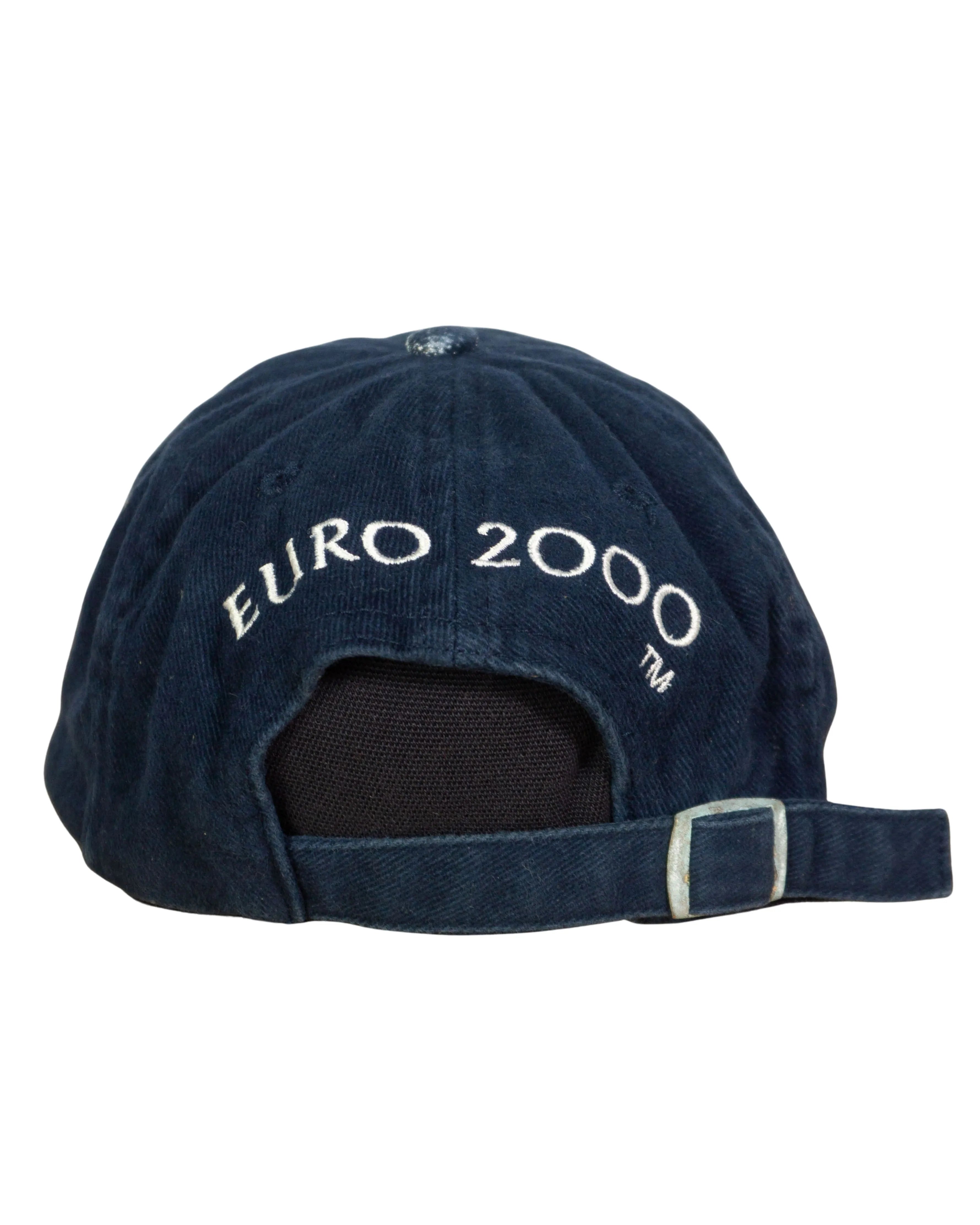 Gorra UEFA Euro 2000 MasterCard Azul Vintage 00s — Talla M