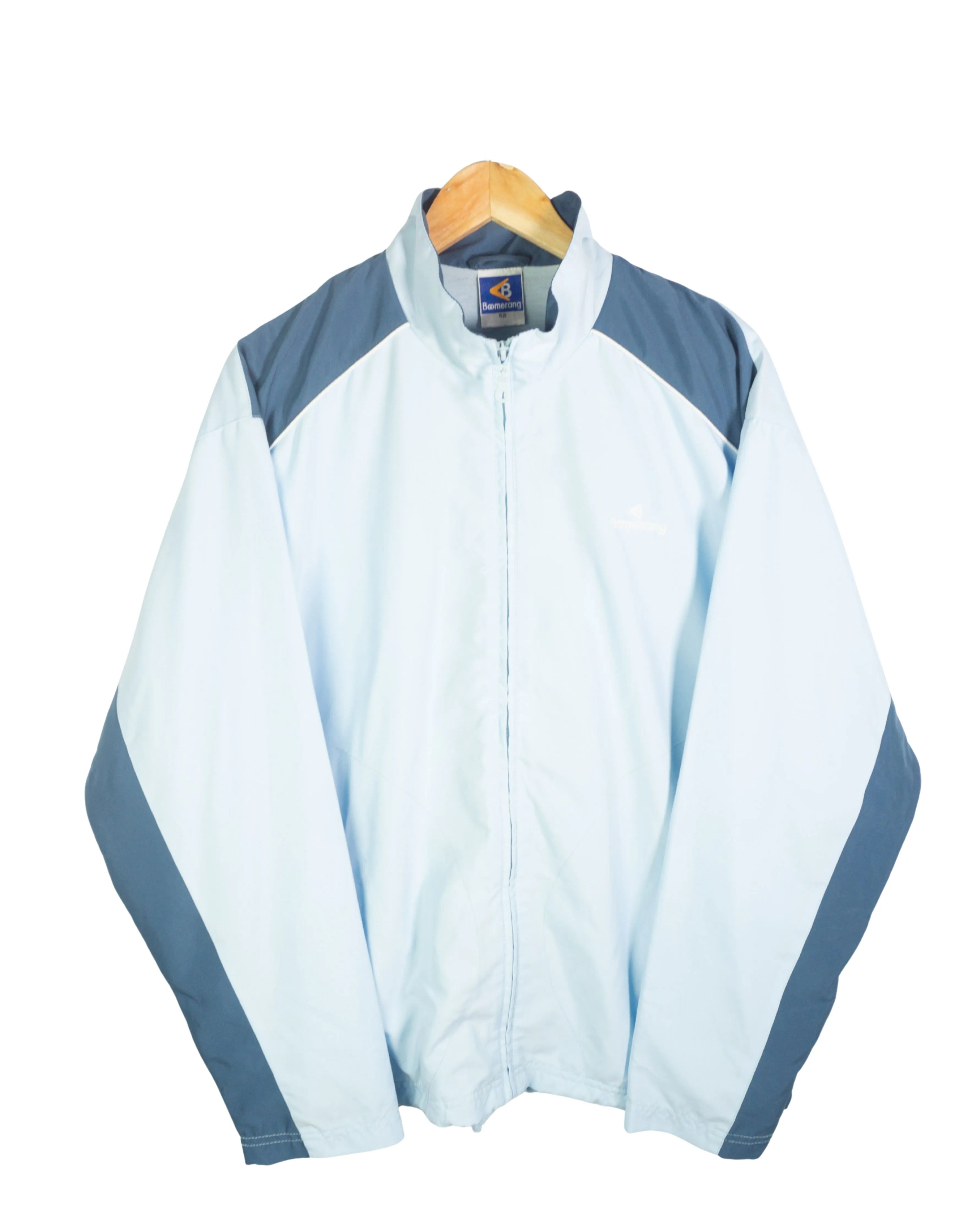Chaqueta Boomerang Cortavientos Celeste vintage 00s — Talla L