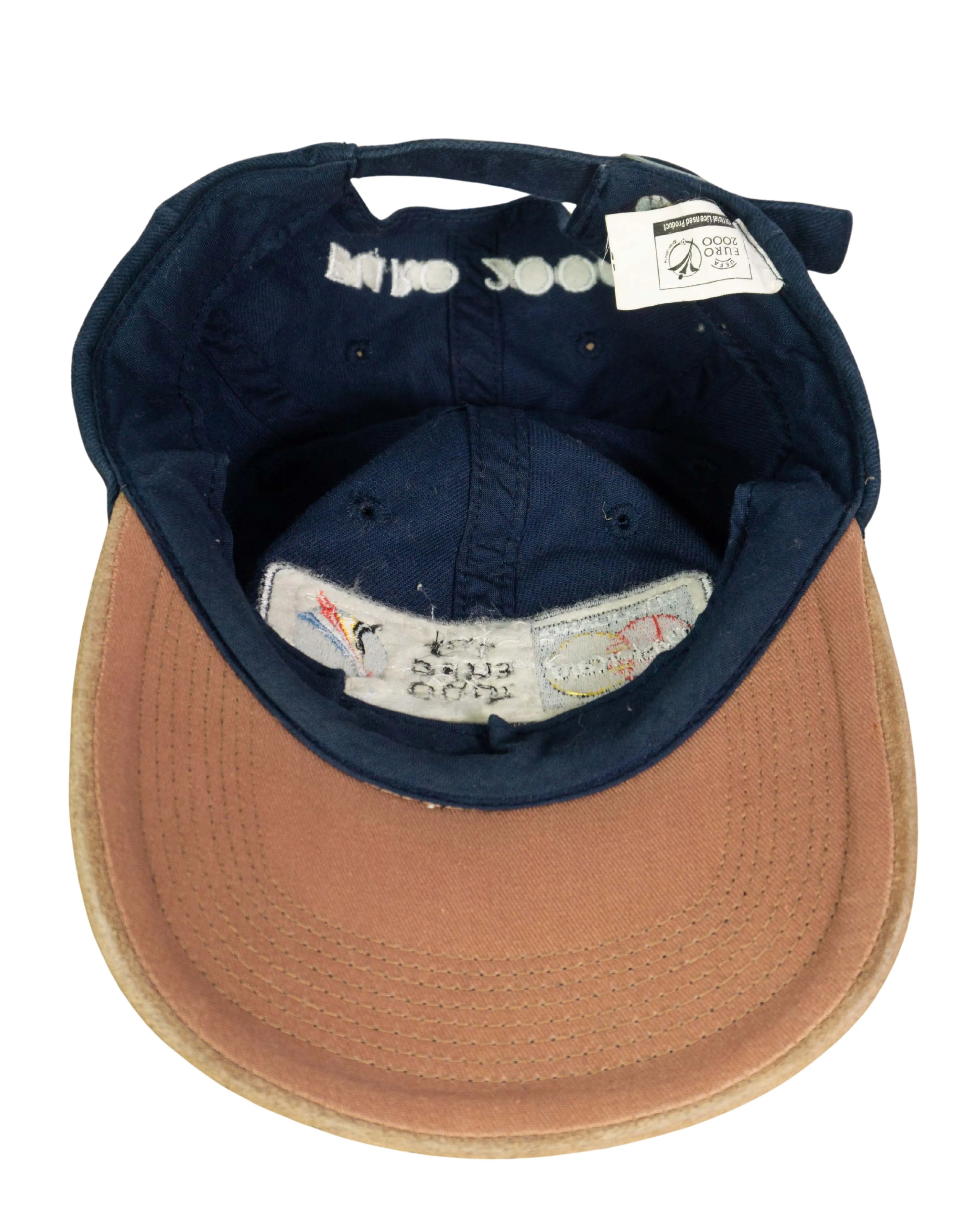 Gorra UEFA Euro 2000 MasterCard Azul Vintage 00s — Talla M
