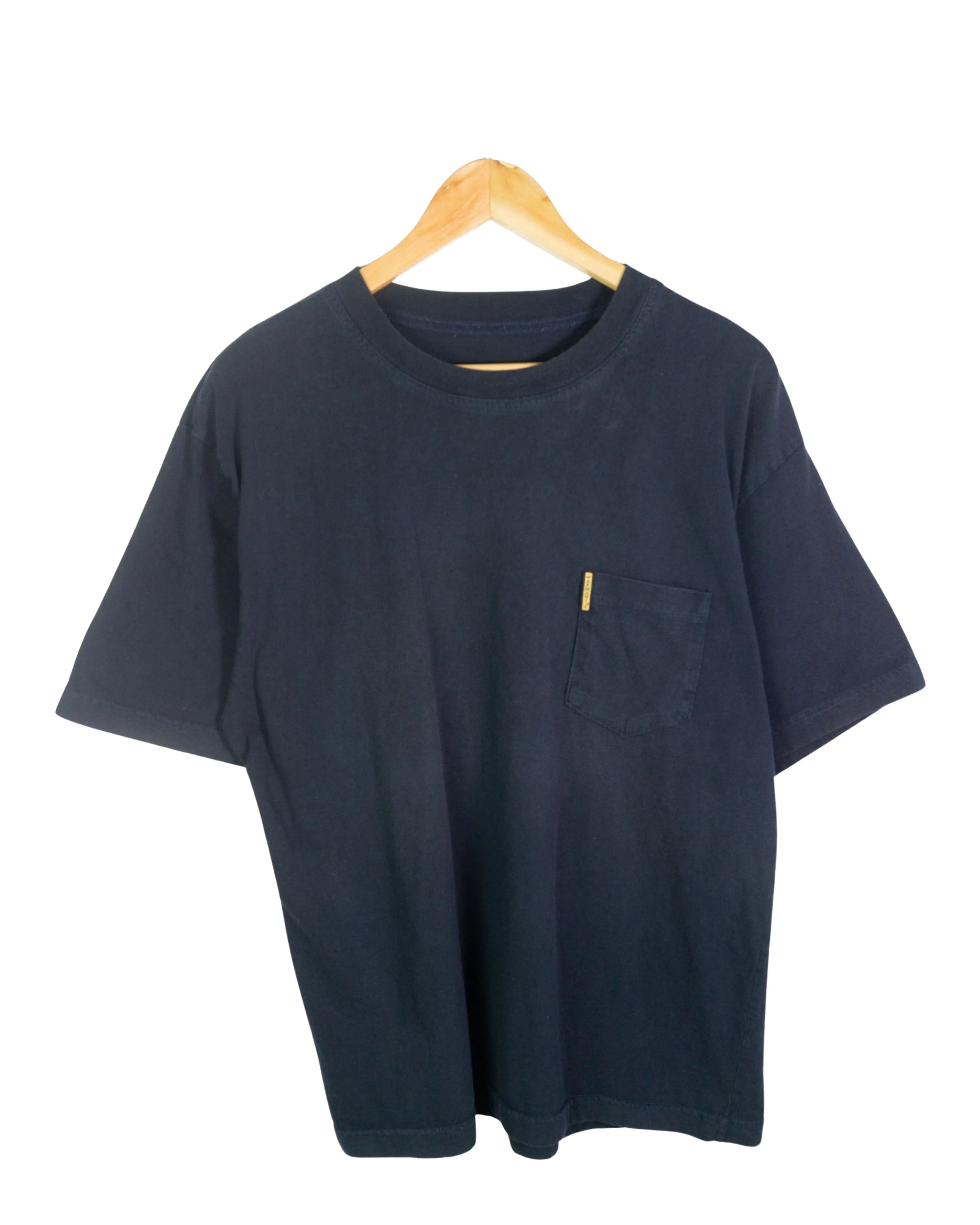 Camiseta Armani Jeans Azul Marino Vintage 90s — Talla L