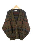 Cárdigan étnico vintage 90s L