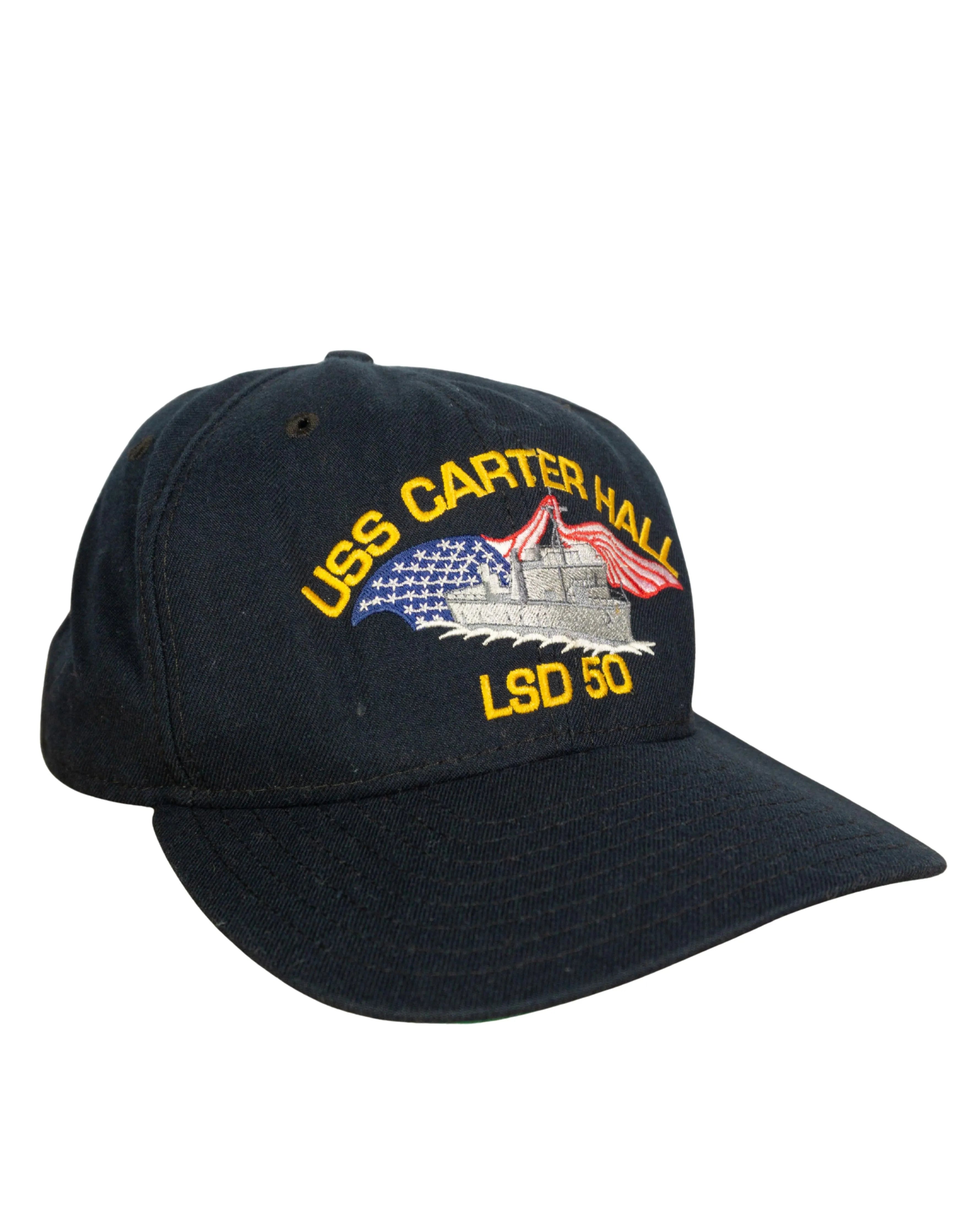Gorra USS Carter Hall LSD-50 US Navy Vintage 90s — Talla M