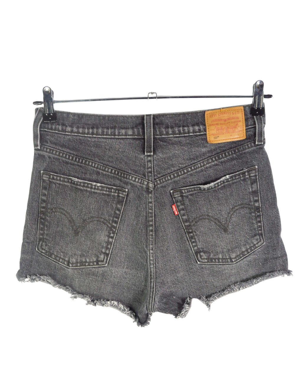 Shorts Levi's 501 Denim Gris Mujer — Talla W30