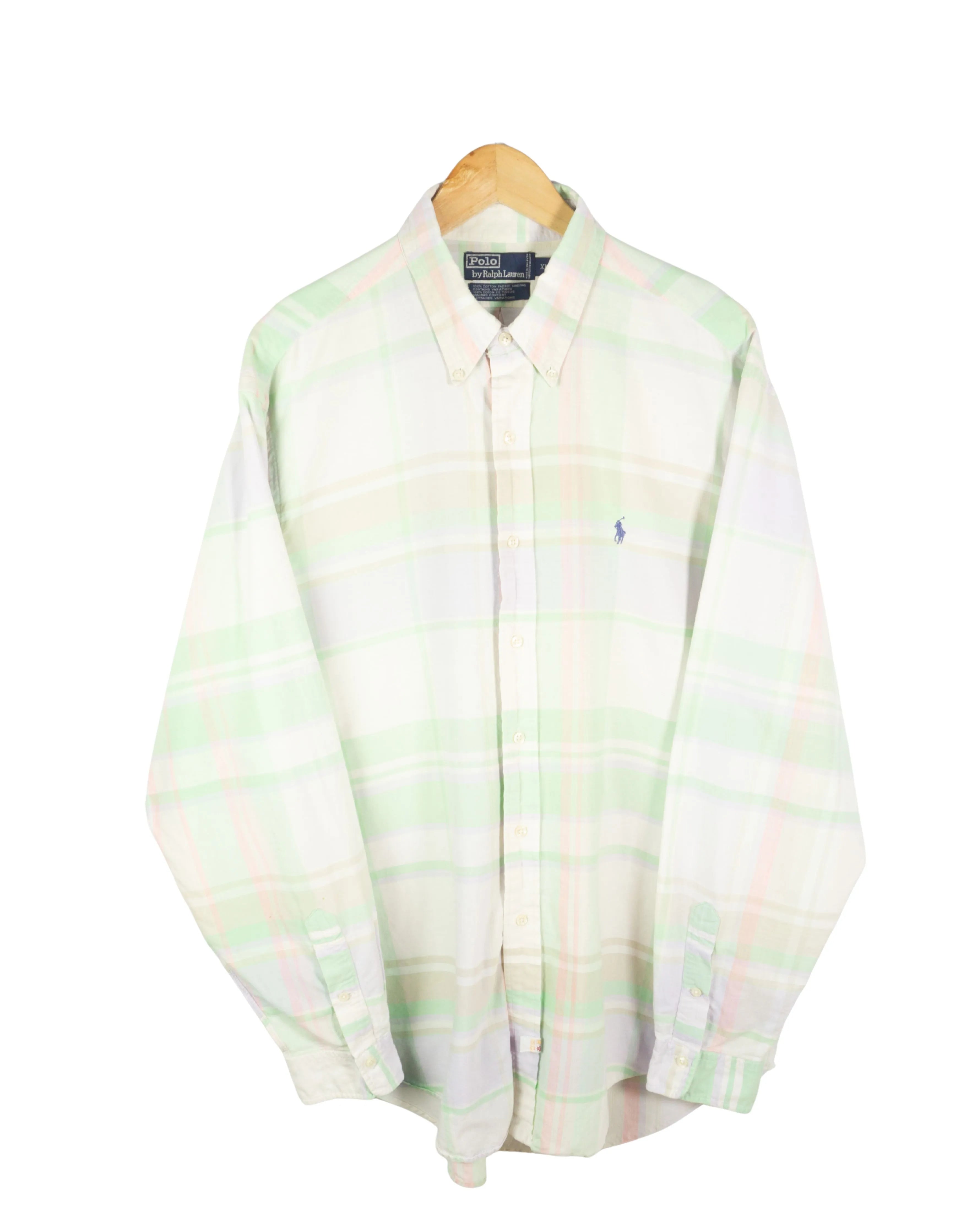 Camisa Ralph Lauren vintage 90s de cuadros XL