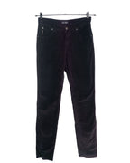 Pantalón Pana Armani Jeans Negro Vintage 00s Mujer — Talla 28