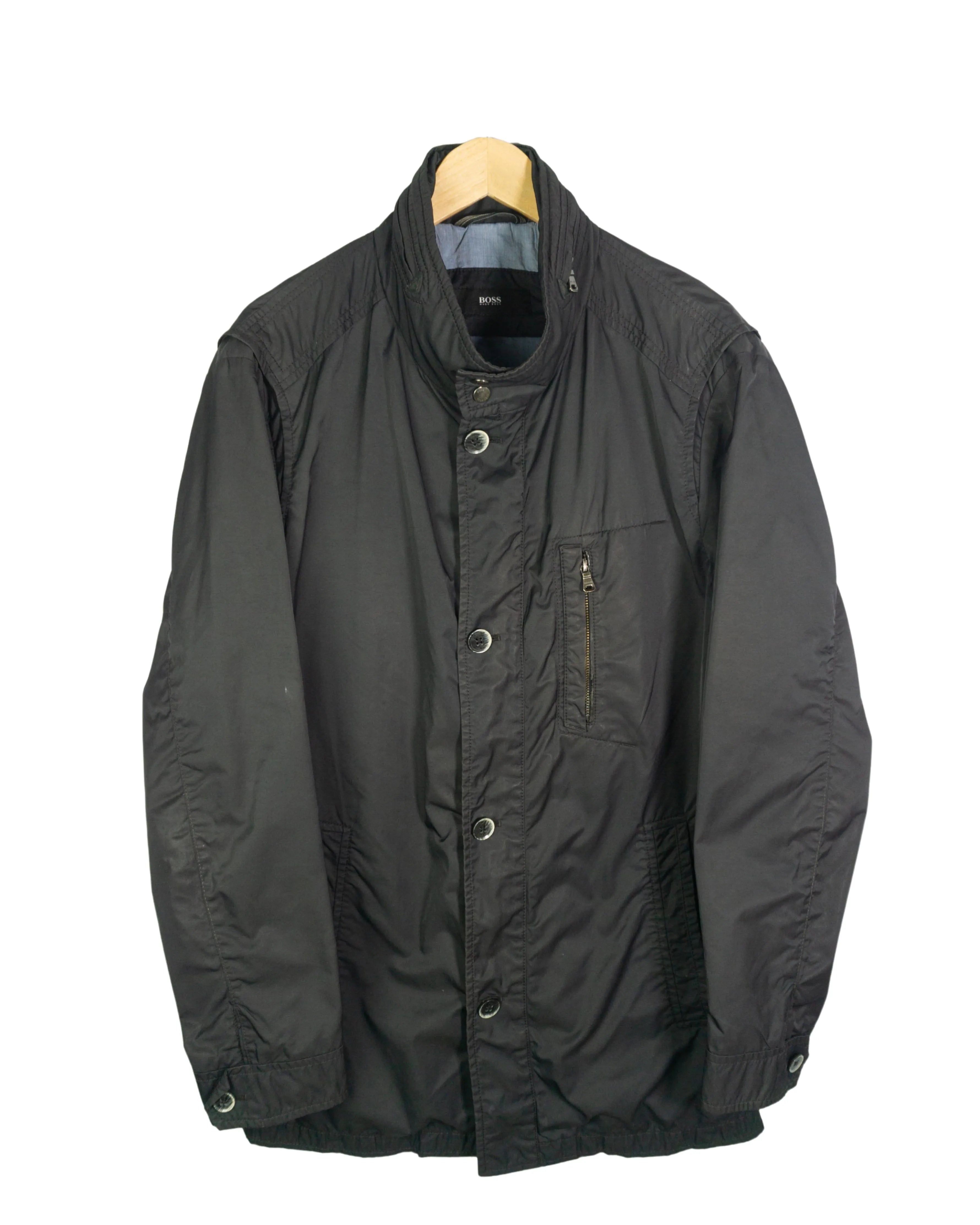 Chaqueta Hugo Boss Vintage 2000s Verde Oliva — Talla L