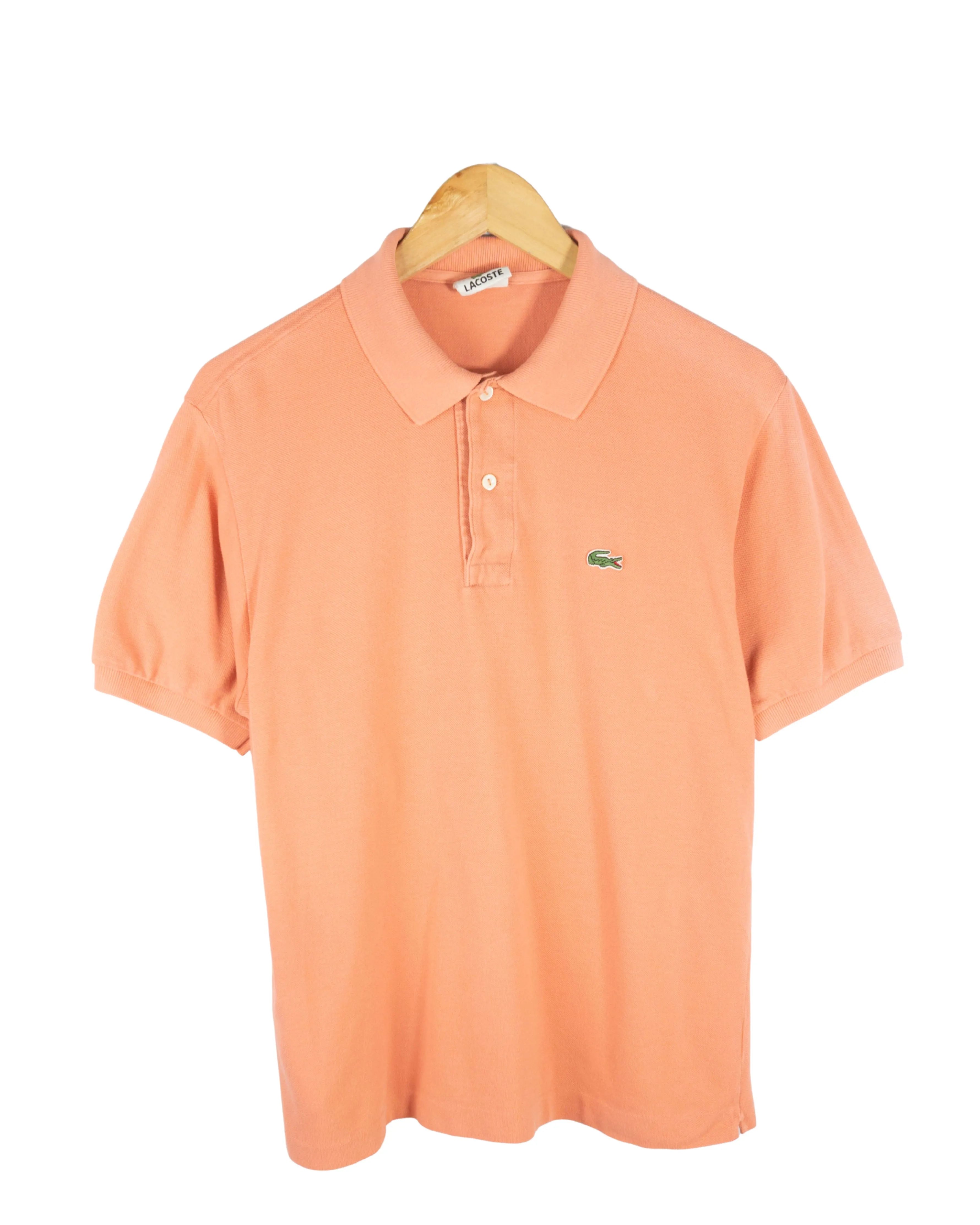 Polo Lacoste vintage 00s naranja S