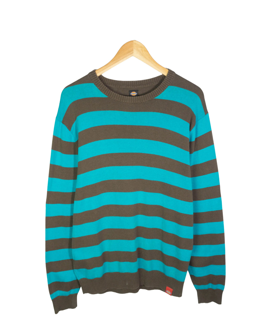 Jersey de rayas Dickies azul/marrón L