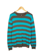 Jersey de rayas Dickies azul/marrón L