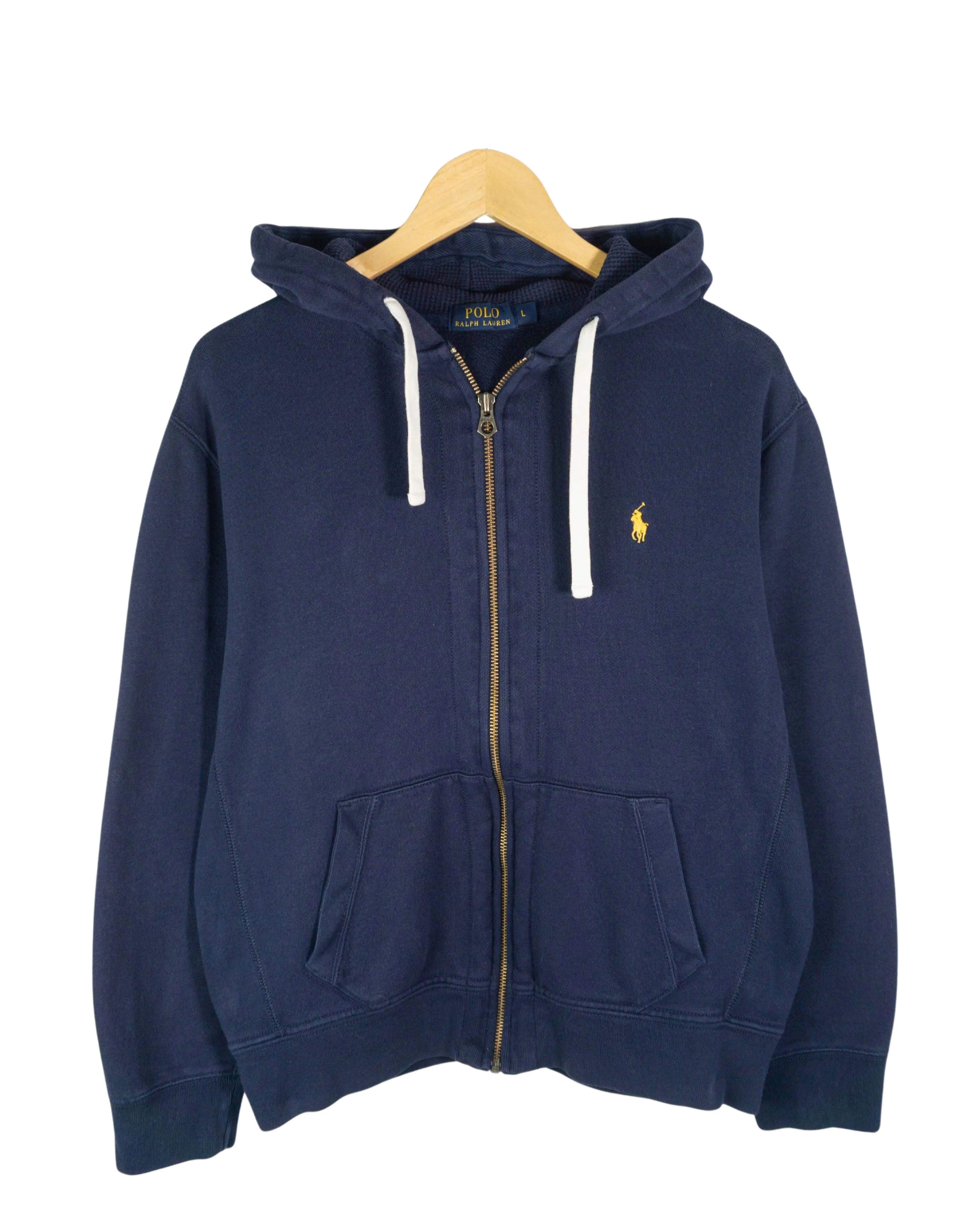 Sudadera con cremallera Ralph Lauren azul marino L