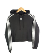Sudadera crop Adidas negro/blanco XS