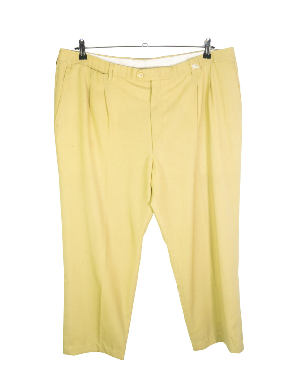 Pantalón Burberry's Vintage 90s Amarillo Mostaza — Talla 56