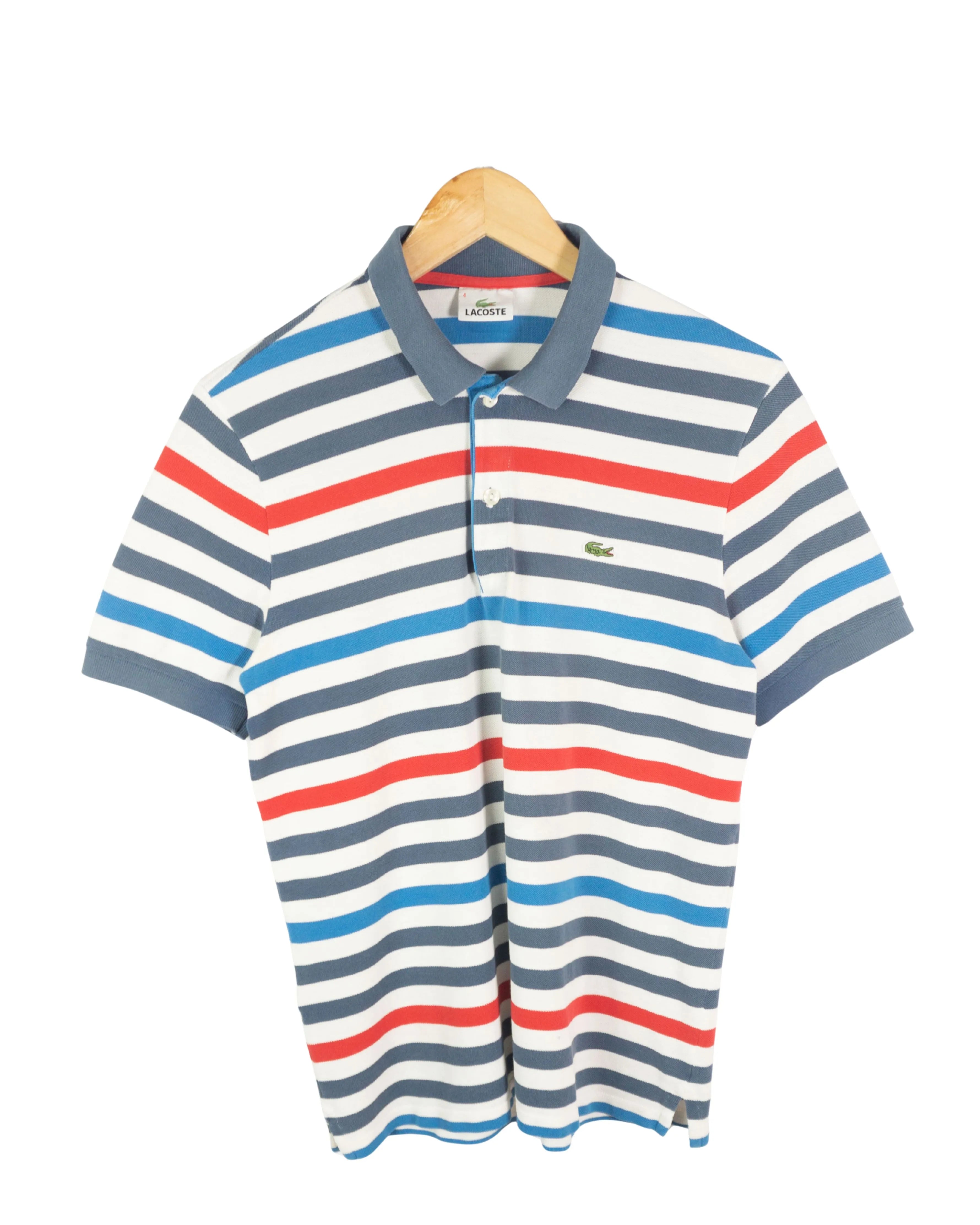 Polo Lacoste vintage 00s de rayas M