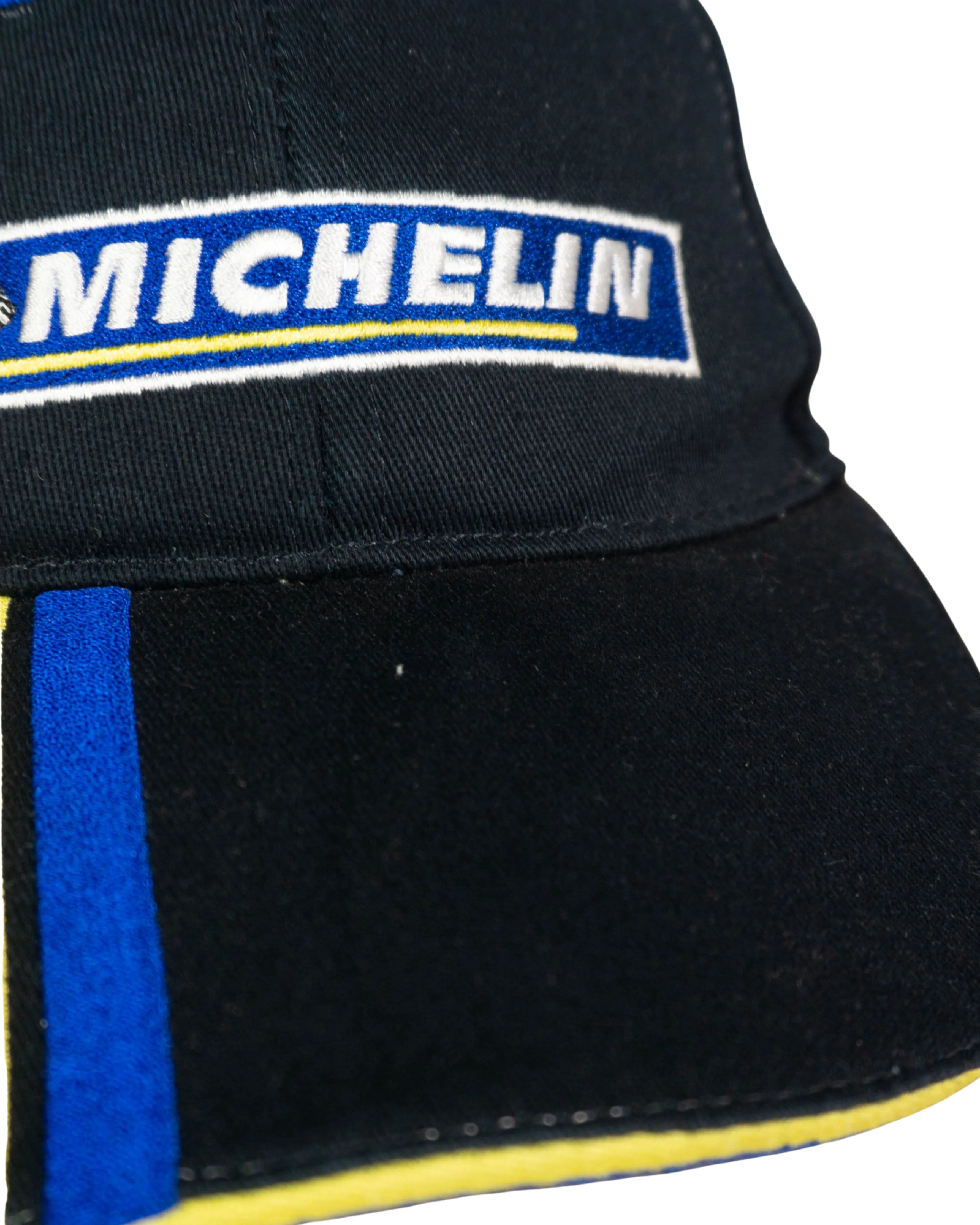 Gorra Michelin Negra Rayas Racing Vintage 00s — Talla M