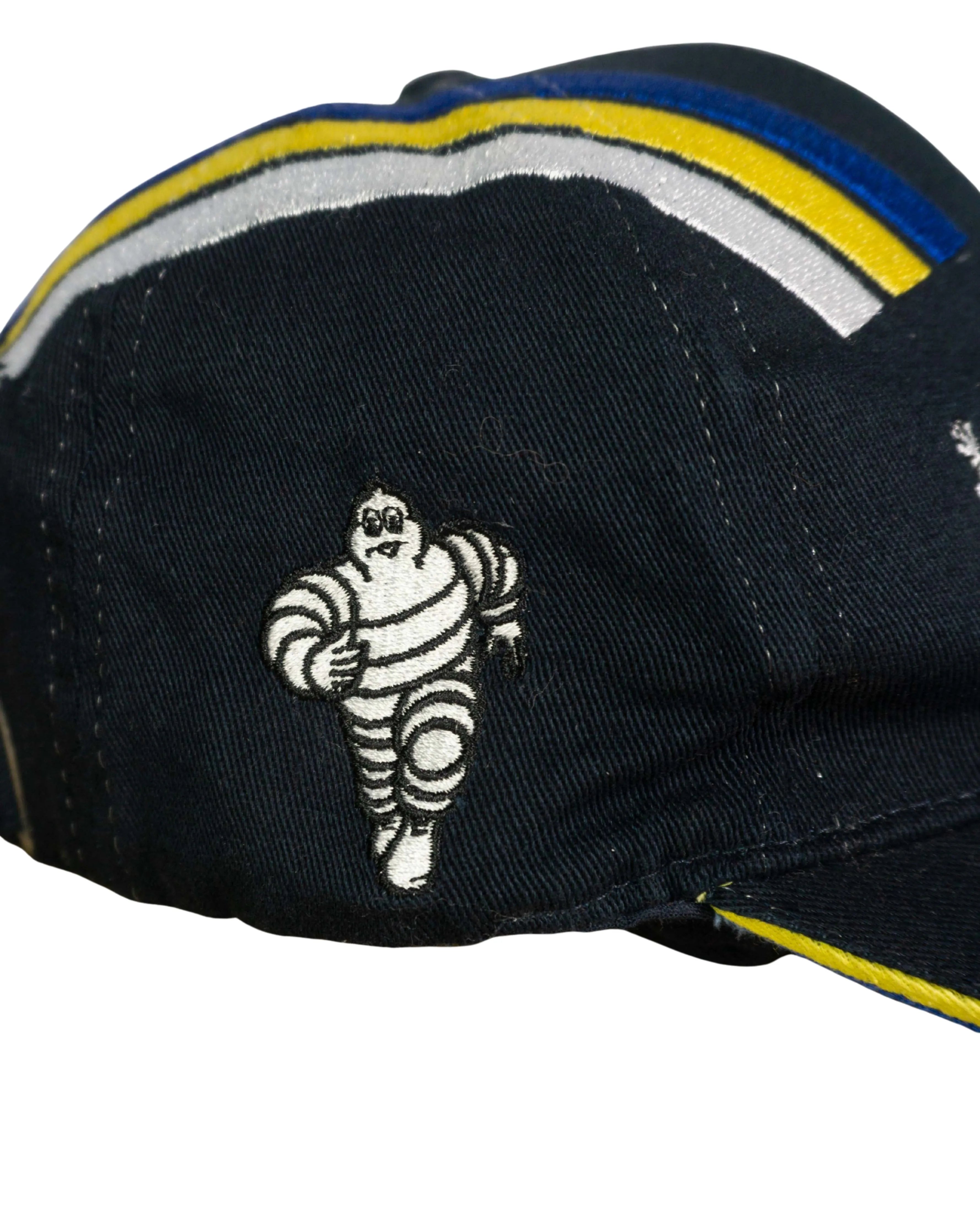 Gorra Michelin Negra Rayas Racing Vintage 00s — Talla M