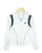 Windbreaker Nike Blanco Negro Vintage 00s Mujer — Talla S