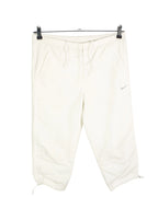Pantalón Capri Nike Blanco Vintage 00s — Talla M