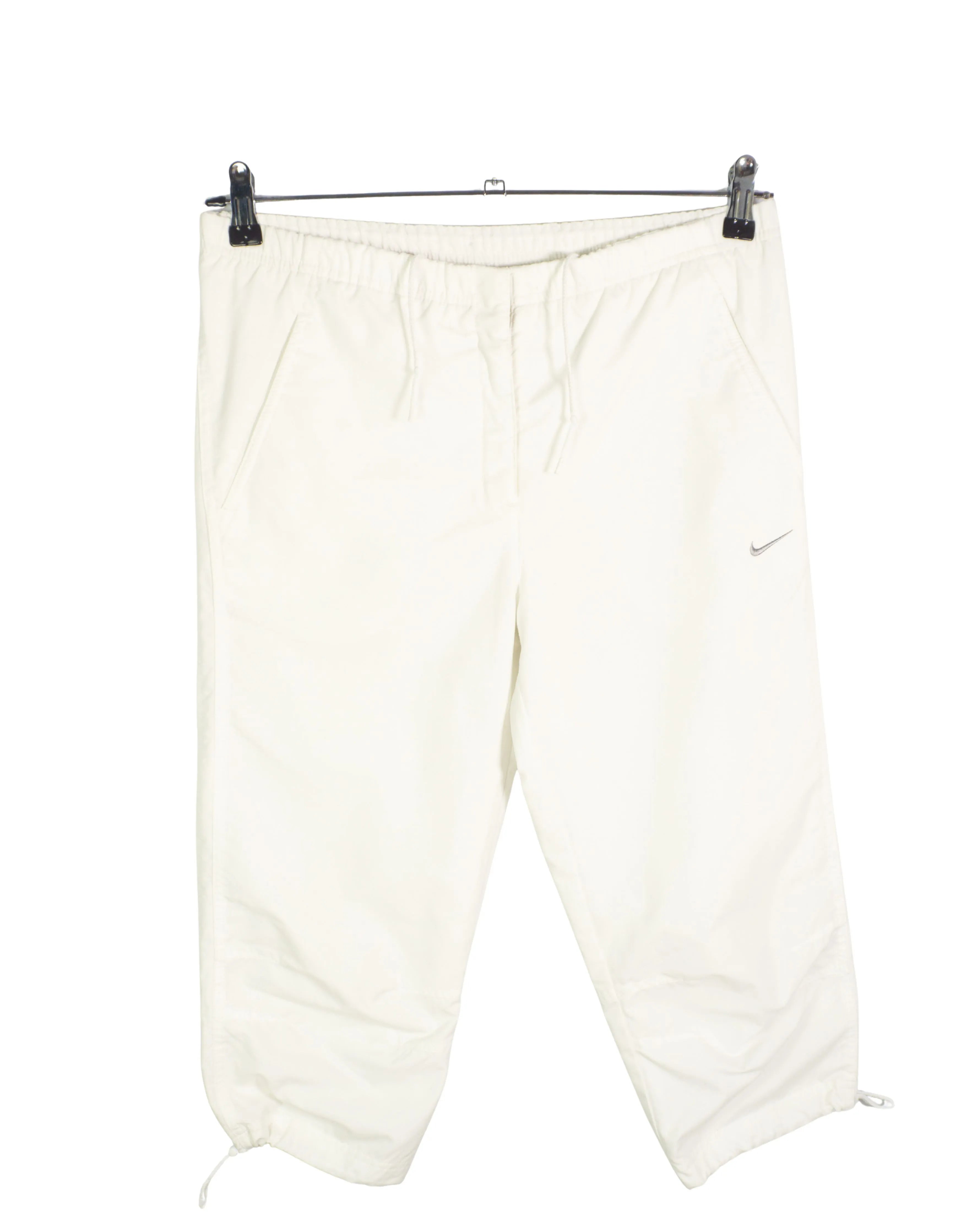 Pantalón Capri Nike Blanco Vintage 00s — Talla M