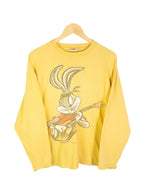 Camiseta Looney Tunes Bugs Bunny Vintage 1998 Amarilla — Talla M
