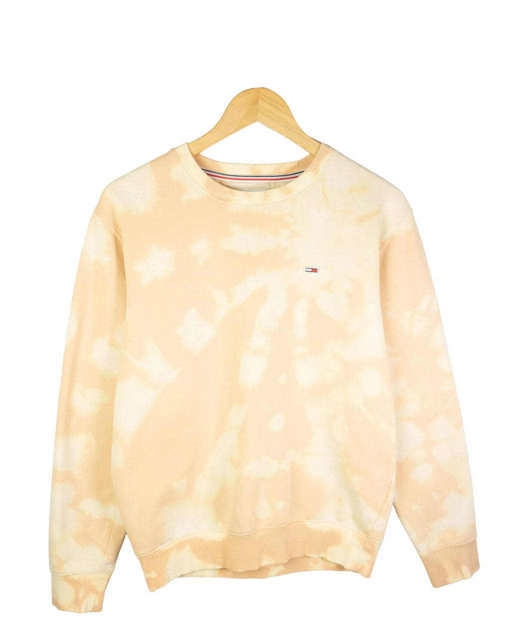 Sudadera Tommy Jeans Tie-Dye Melocotón — Talla S