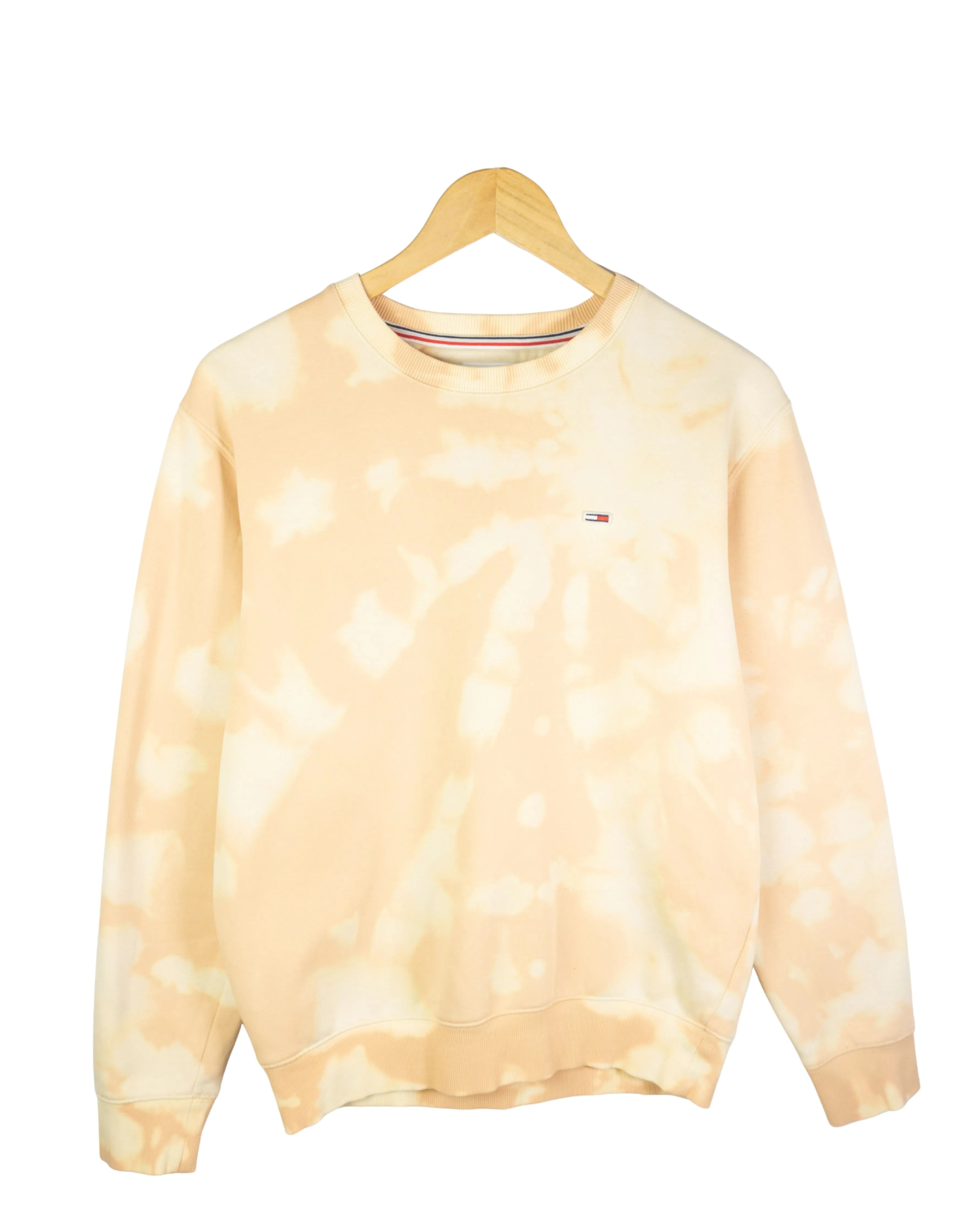 Sudadera Tommy Jeans Tie-Dye Melocotón — Talla S