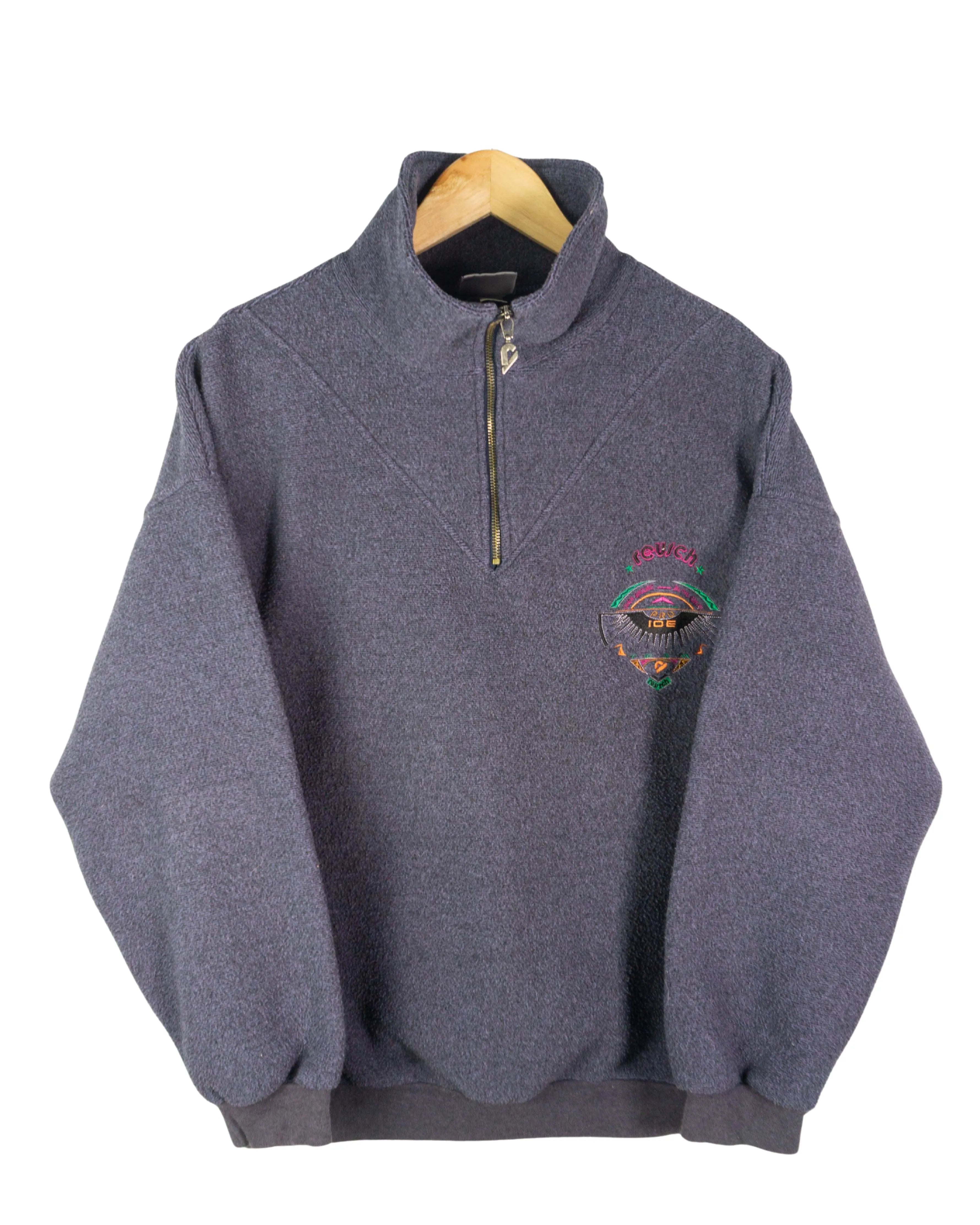 Forro polar 1/4 zip Reusch vintage 90s M