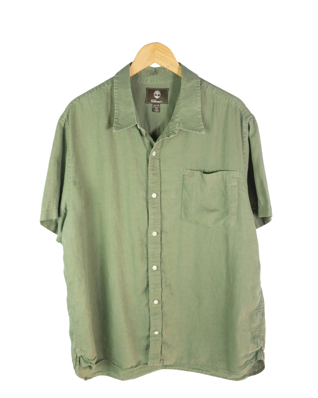 Camisa de lino Timberland marrón XXL