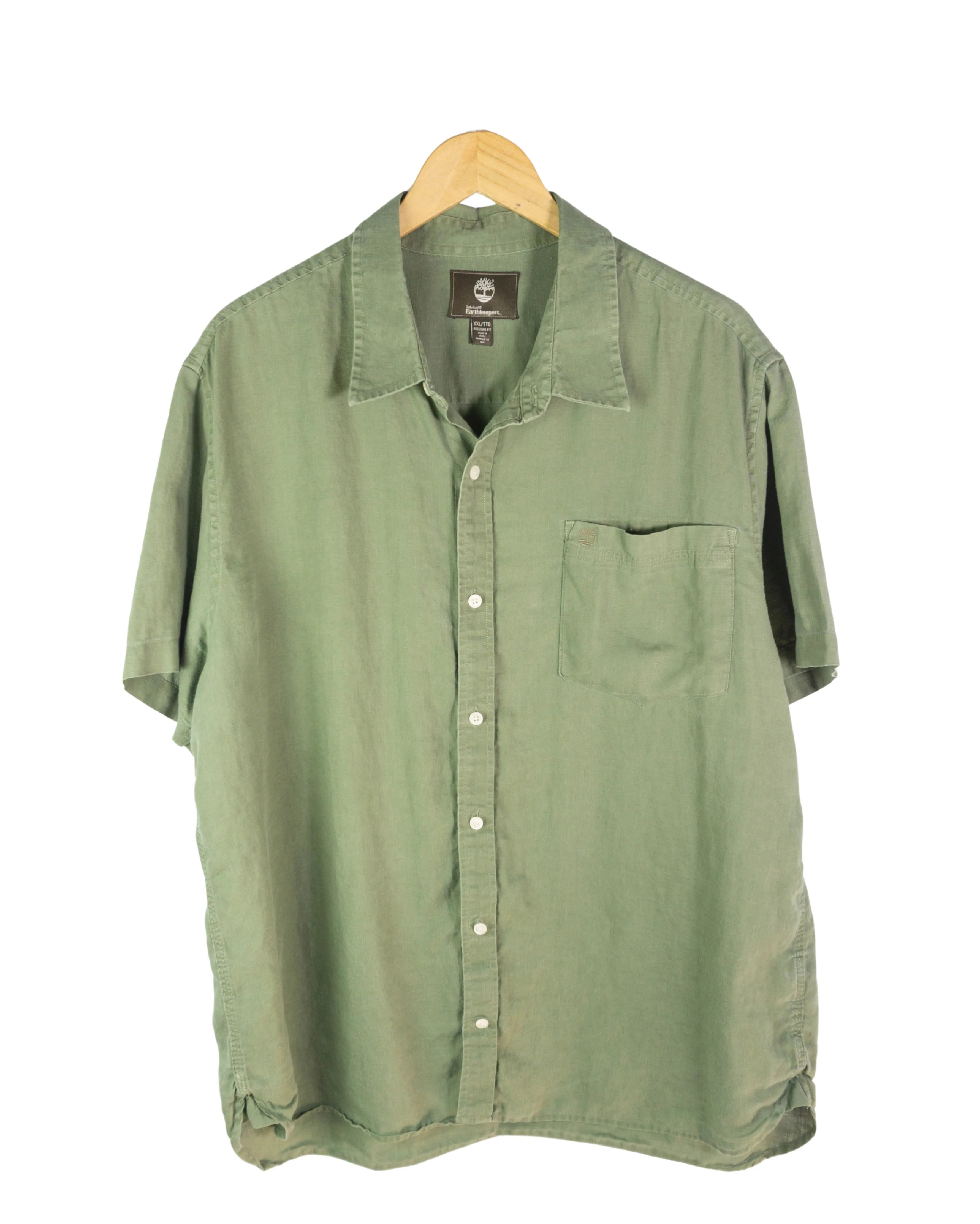 Camisa de lino Timberland marrón XXL
