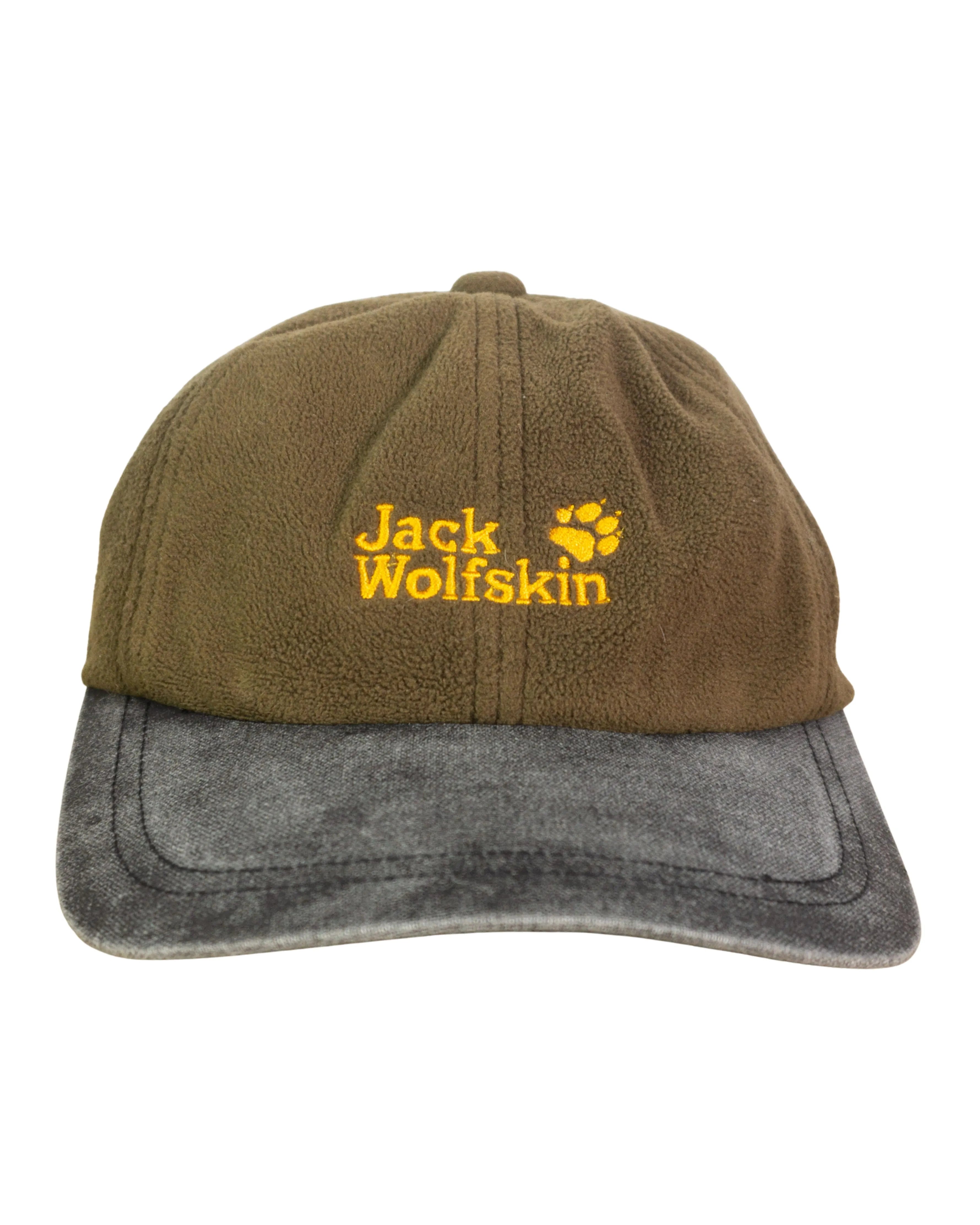 Gorra Polar Jack Wolfskin Verde Oliva Vintage 00s — Talla M