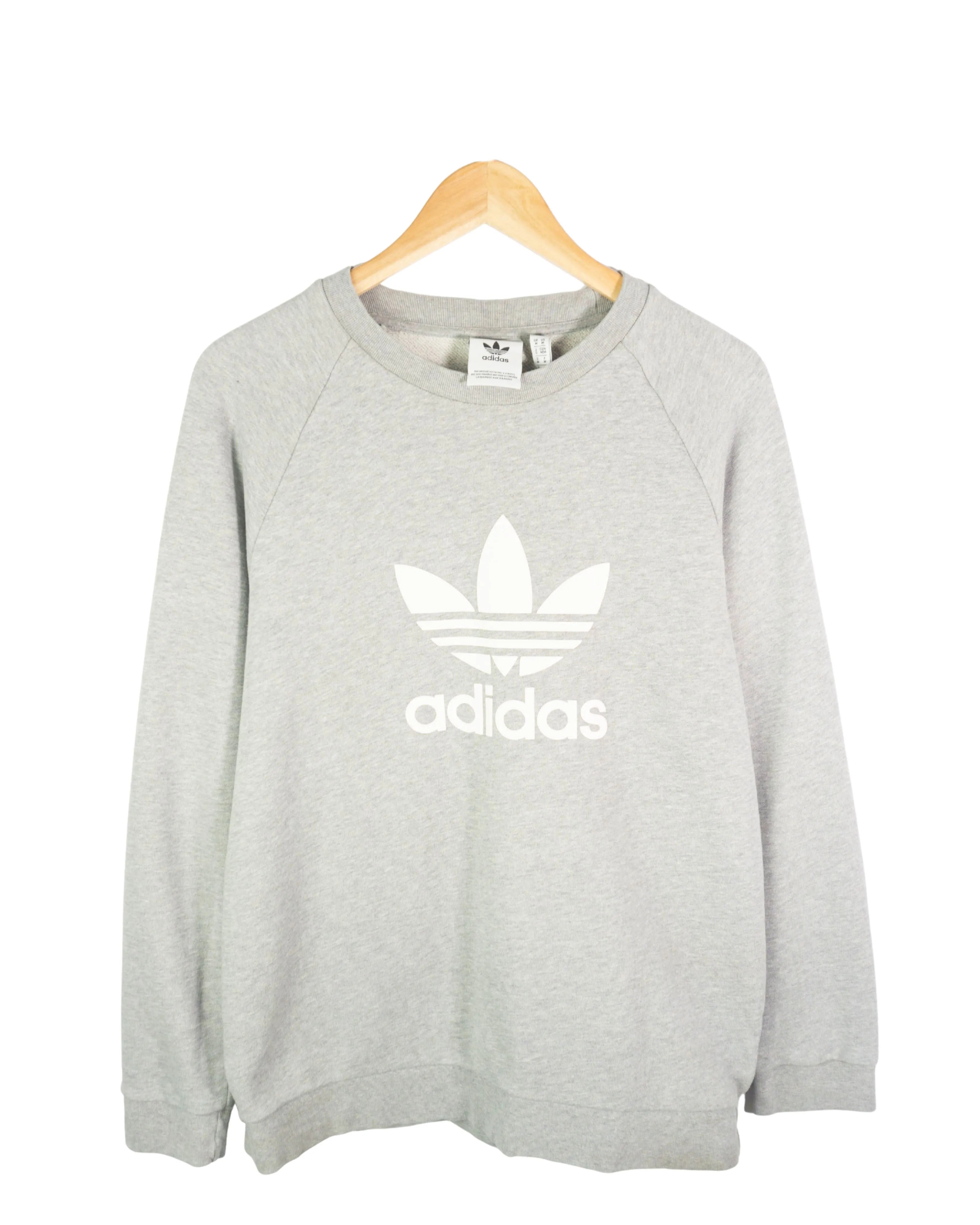 Sudadera Adidas gris M oversize