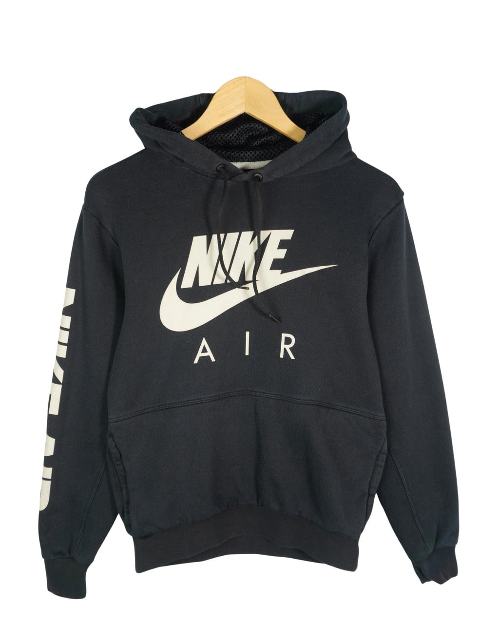 Sudadera Nike Air Negra Logo Grande — Talla M