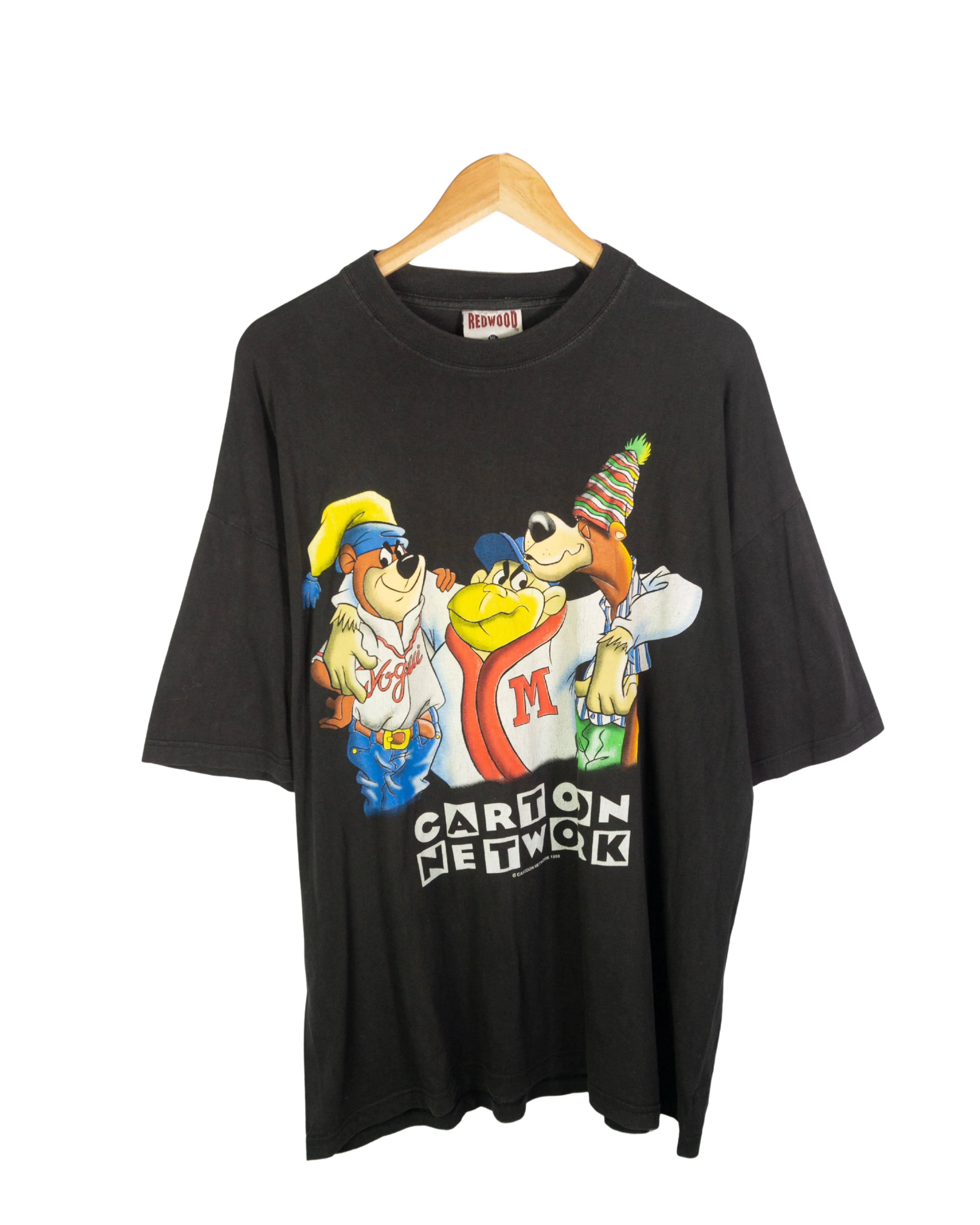 Camiseta manga corta Redwood Cartoon Network 1998 negra XL
