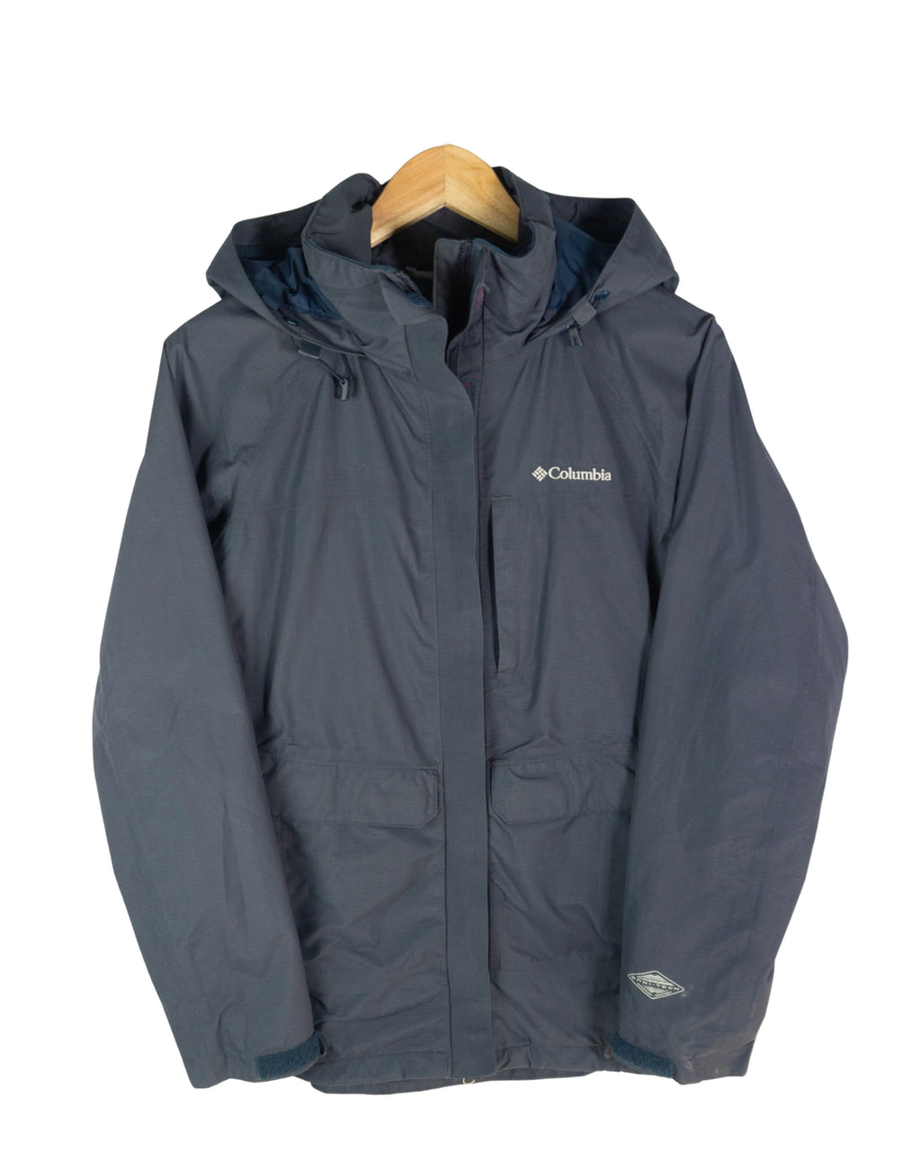 Chaqueta cortavientos mujer Columbia azul marino S