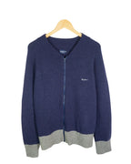 Cardigan Pepe Jeans Vintage 00s azul marino con cremallera — Talla XL