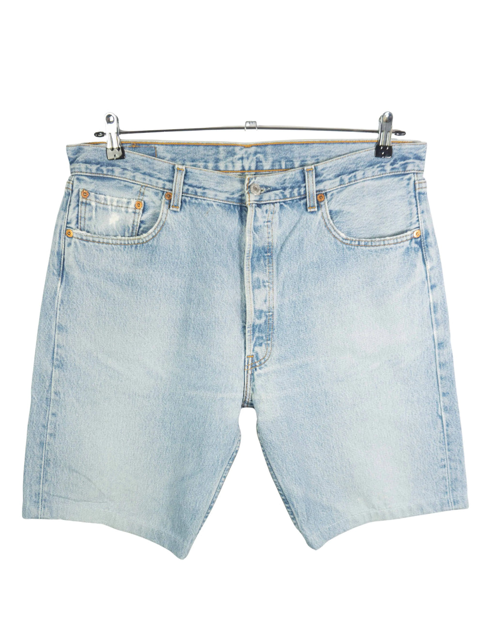 Short Levi's 501 Denim Azul Claro Vintage 90s — W38