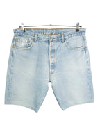 Short Levi's 501 Denim Azul Claro Vintage 90s — W38